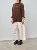 Namu Shop - Album di Famiglia Unisex Collar Shirt TVC - Coffee