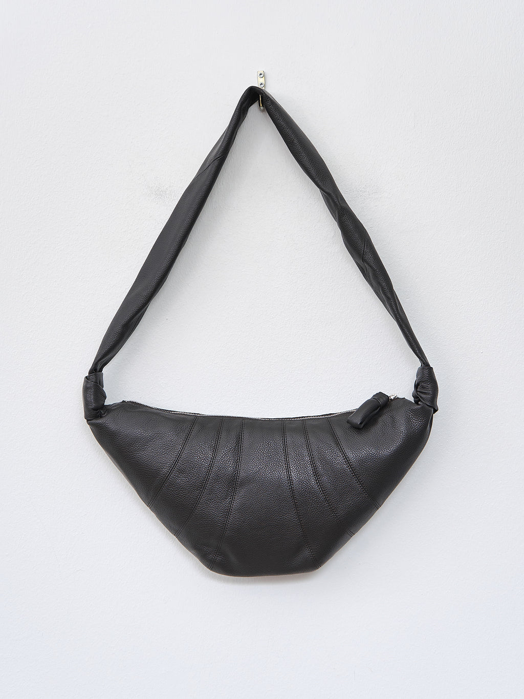 Namu Shop - Lemaire Medium Croissant Bag - Dark Chocolate (grained leather)