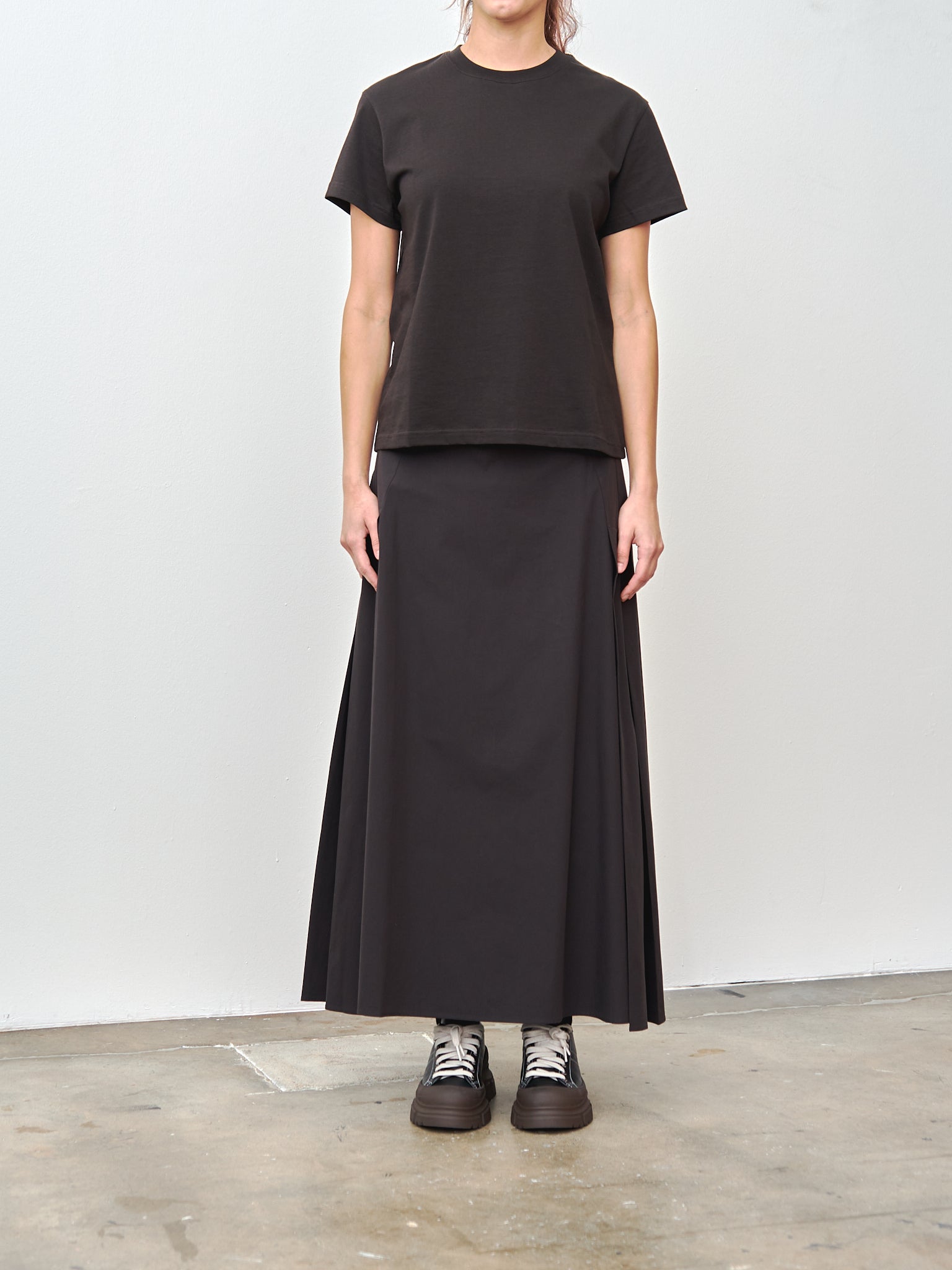 Namu Shop - Studio Nicholson Lawson Skirt - Black Grape