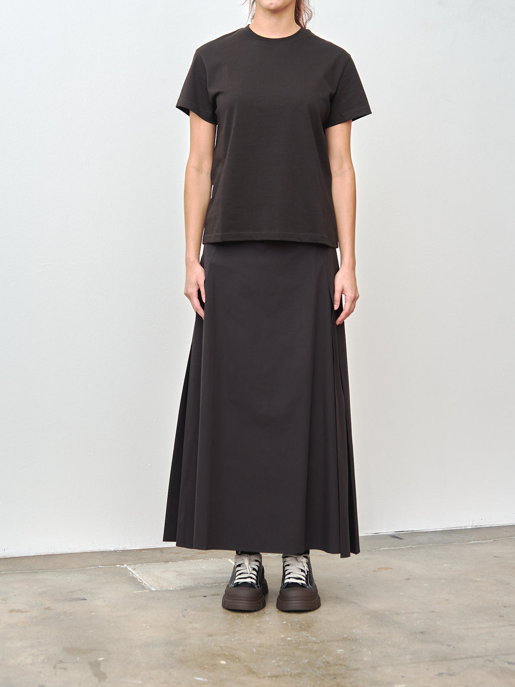 Namu Shop - Studio Nicholson Lawson Skirt - Black Grape