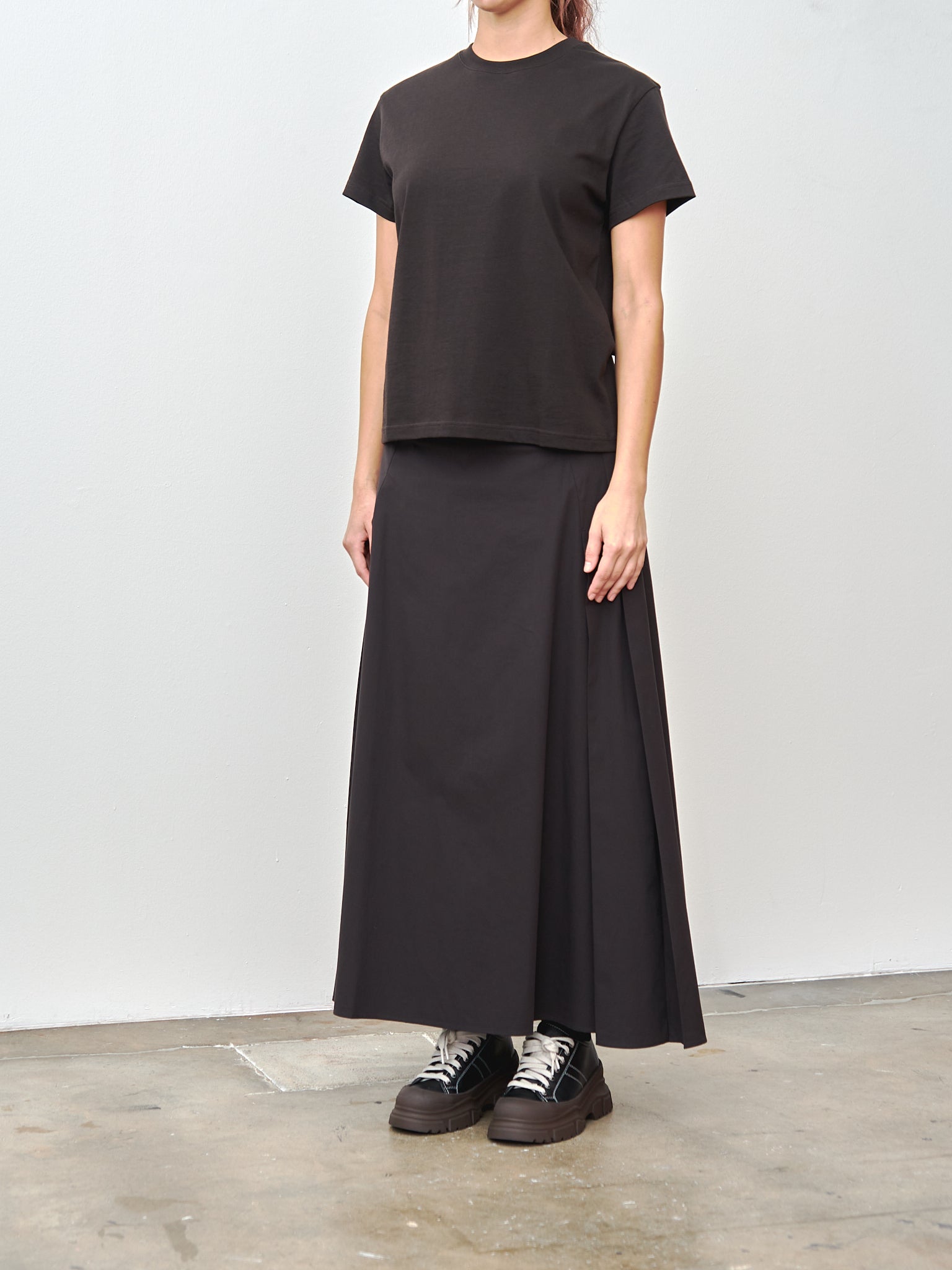 Namu Shop - Studio Nicholson Lawson Skirt - Black Grape