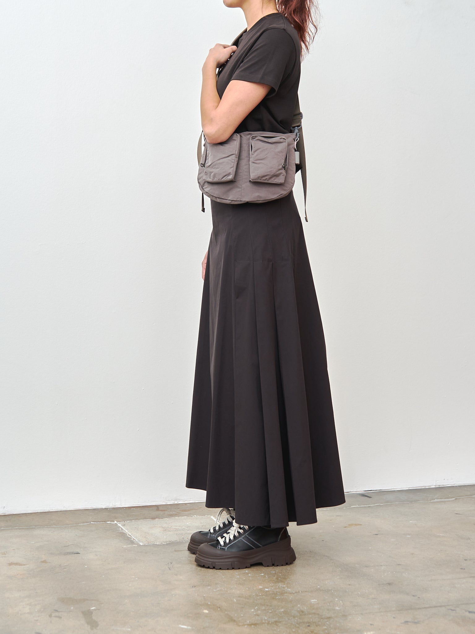 Namu Shop - Amiacalva Split Yarn Bodybag Small - Gray