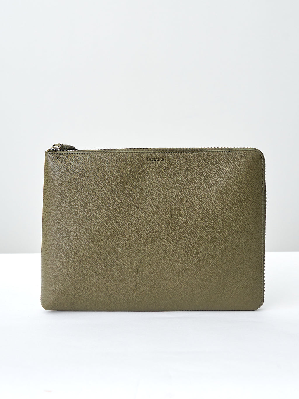 Namu Shop - Lemaire Document Holder - Dark Moss (grained leather)