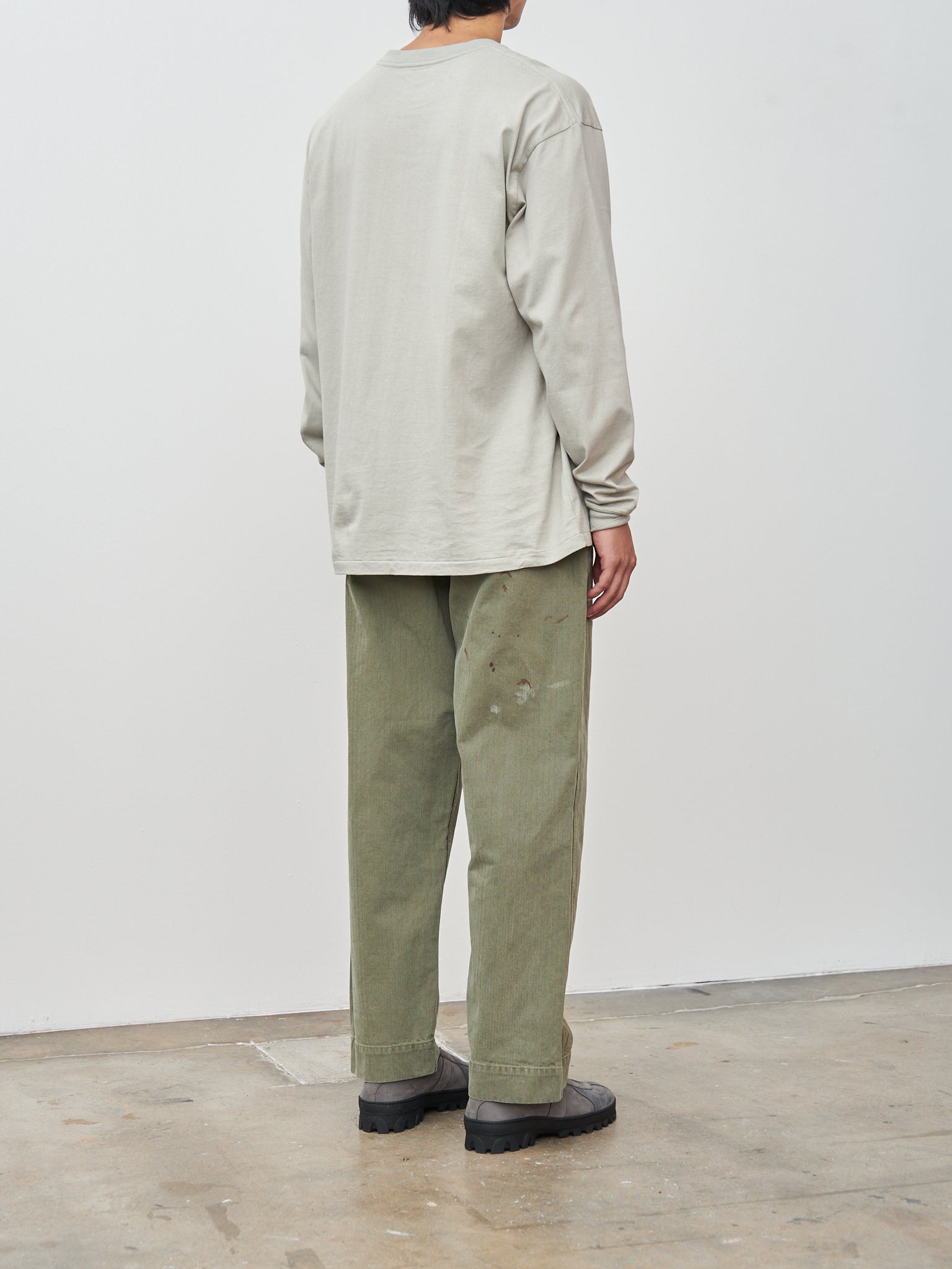 Namu Shop - Herill Suvin Cotton L/S Tee - Light Green