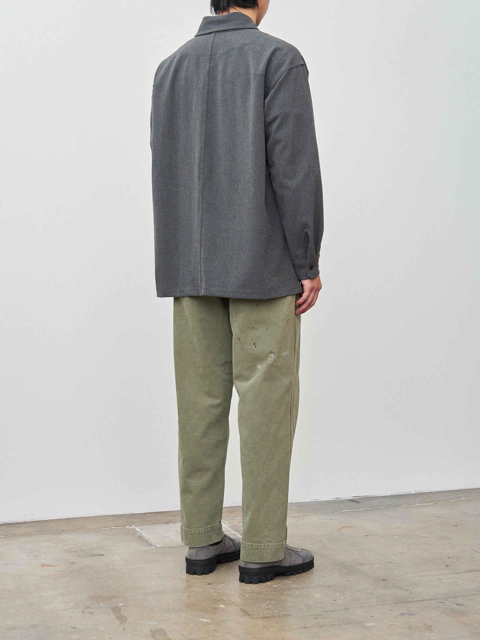 Namu Shop - ts(s) Thermolite Stretch Military Shirt Jacket - Charcoal
