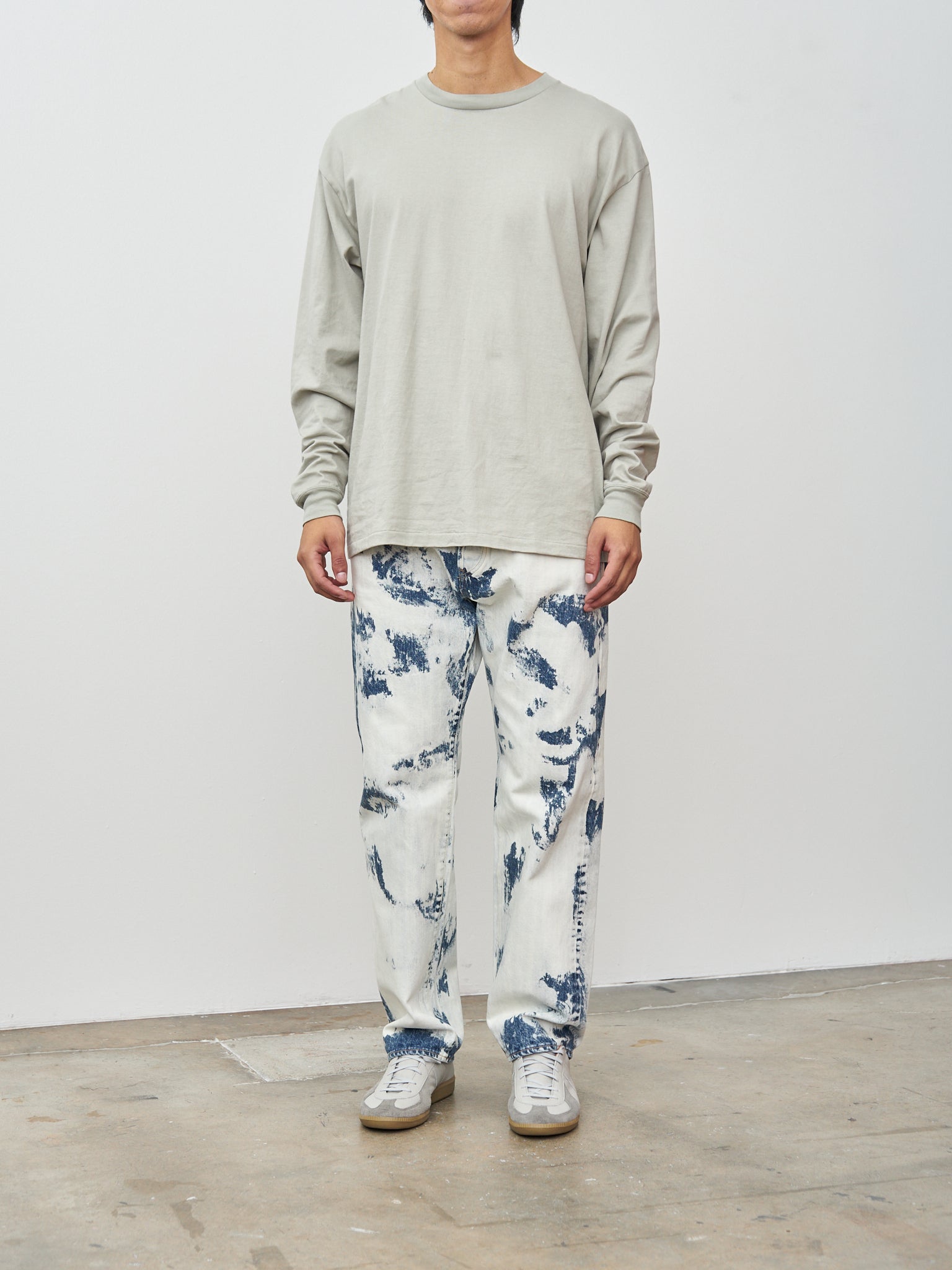 Namu Shop - Herill Suvin Cotton L/S Tee - Light Green