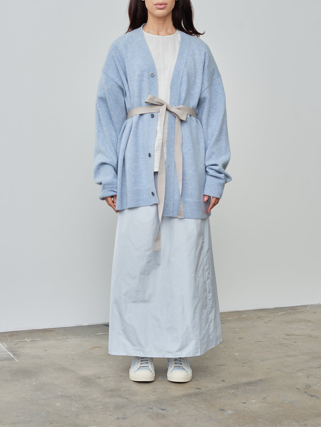 Namu Shop - Sofie D'Hoore Mask Cardigan - Arctic Blue