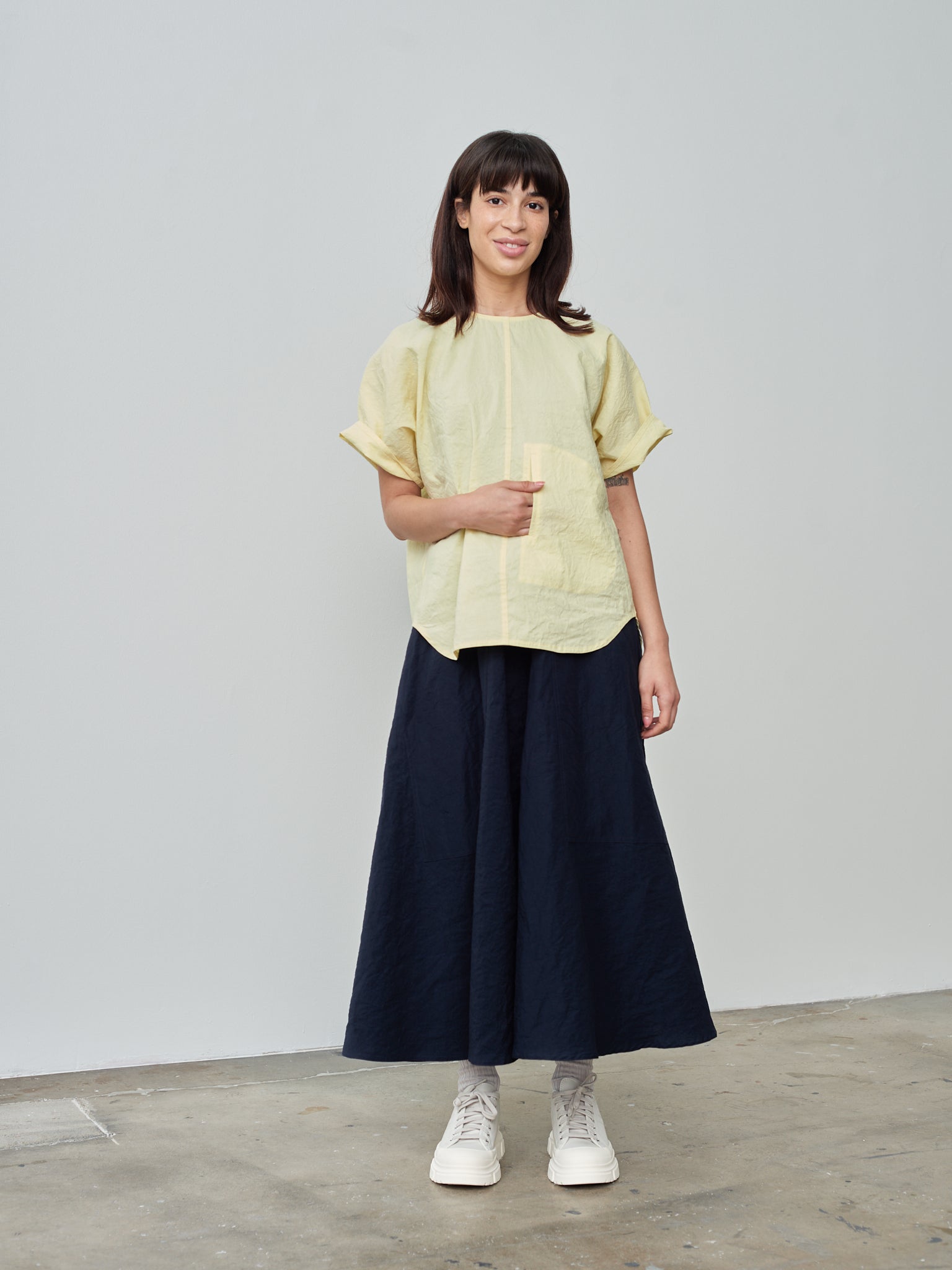 Namu Shop - Sofie D'Hoore Bonnie SS Top - Pastis