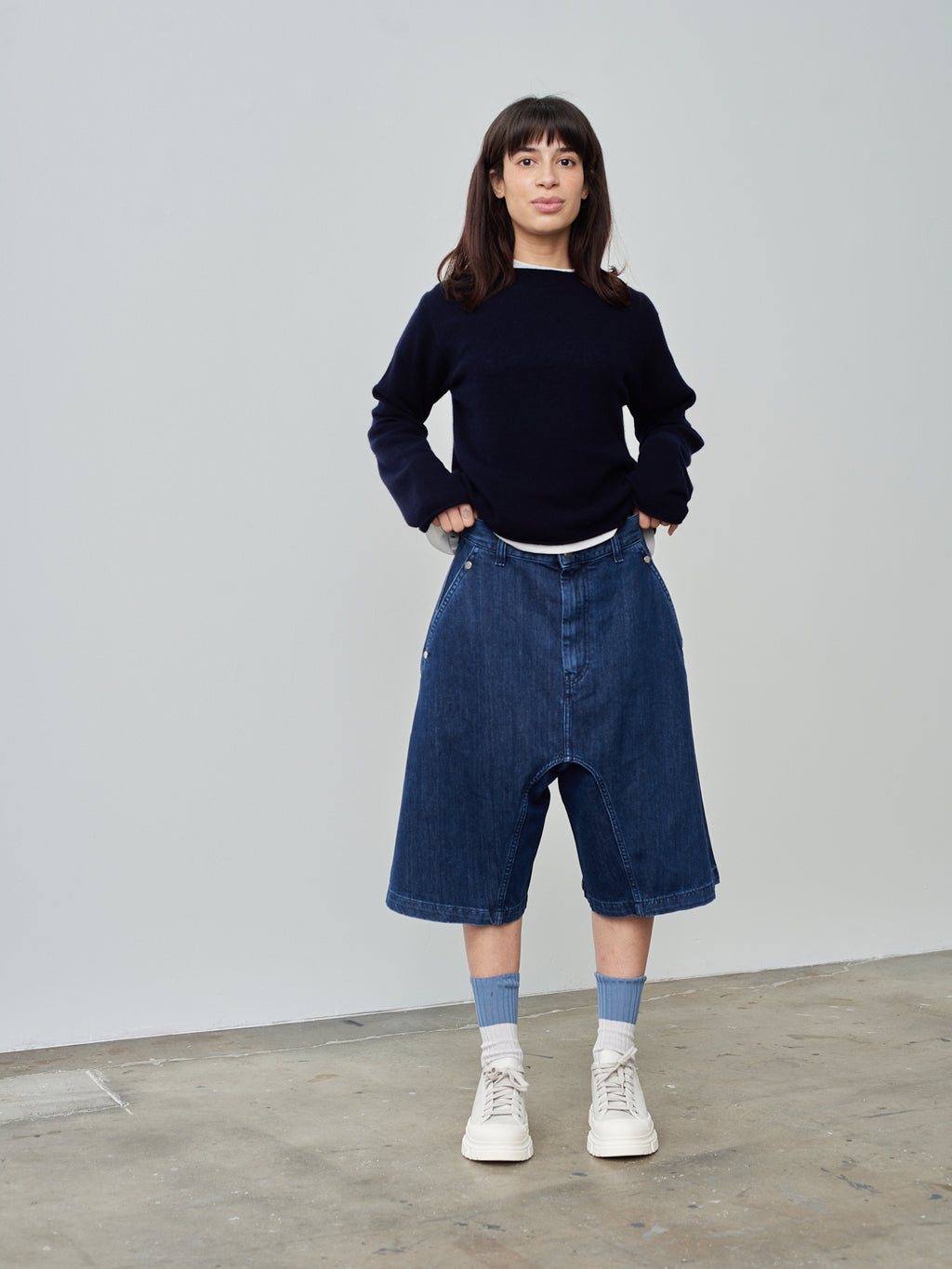 Namu Shop - Sofie D'Hoore Pluto Shorts - Blue Denim