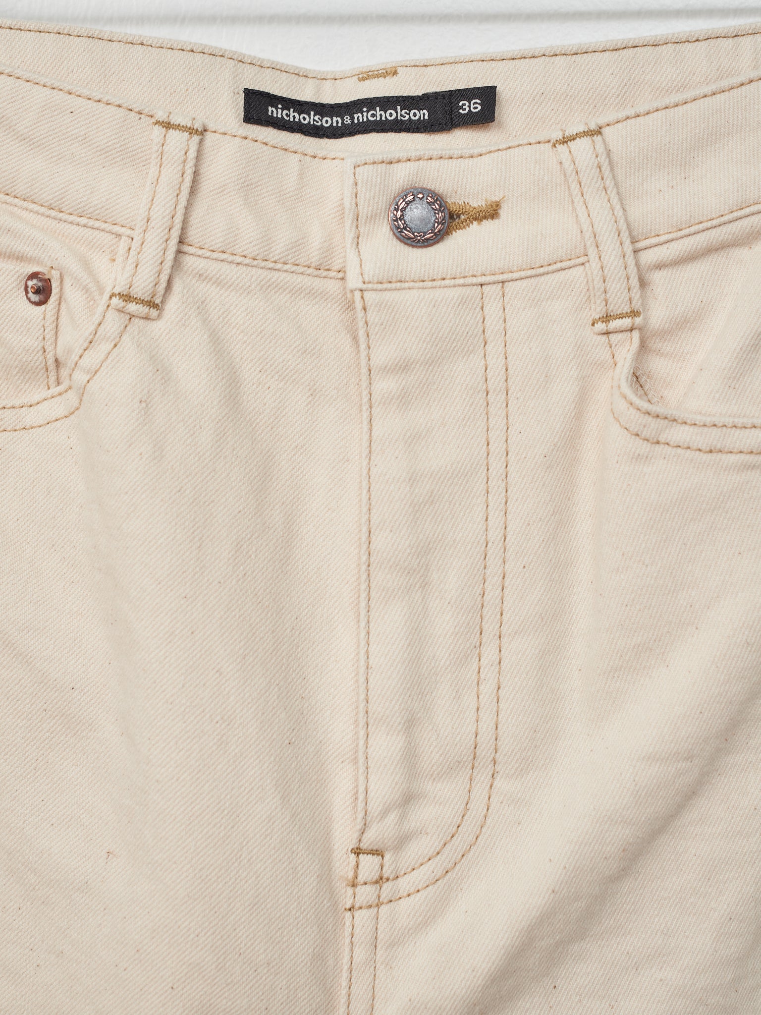Namu Shop - Nicholson & Nicholson SOPHIA Jeans - Off White
