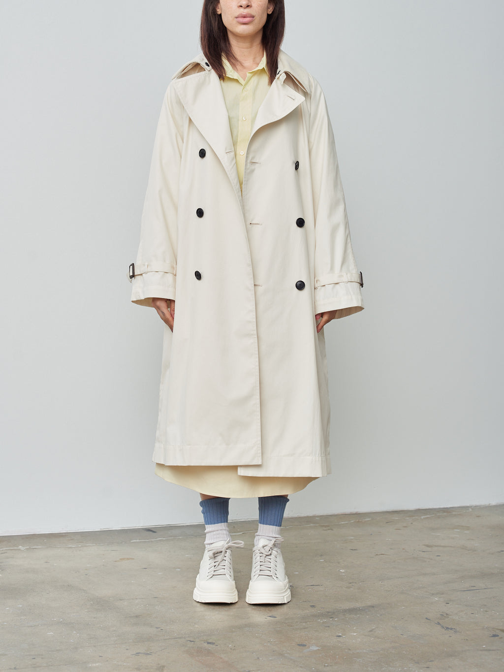 Namu Shop - Nicholson & Nicholson GENTLE Coat - Off White