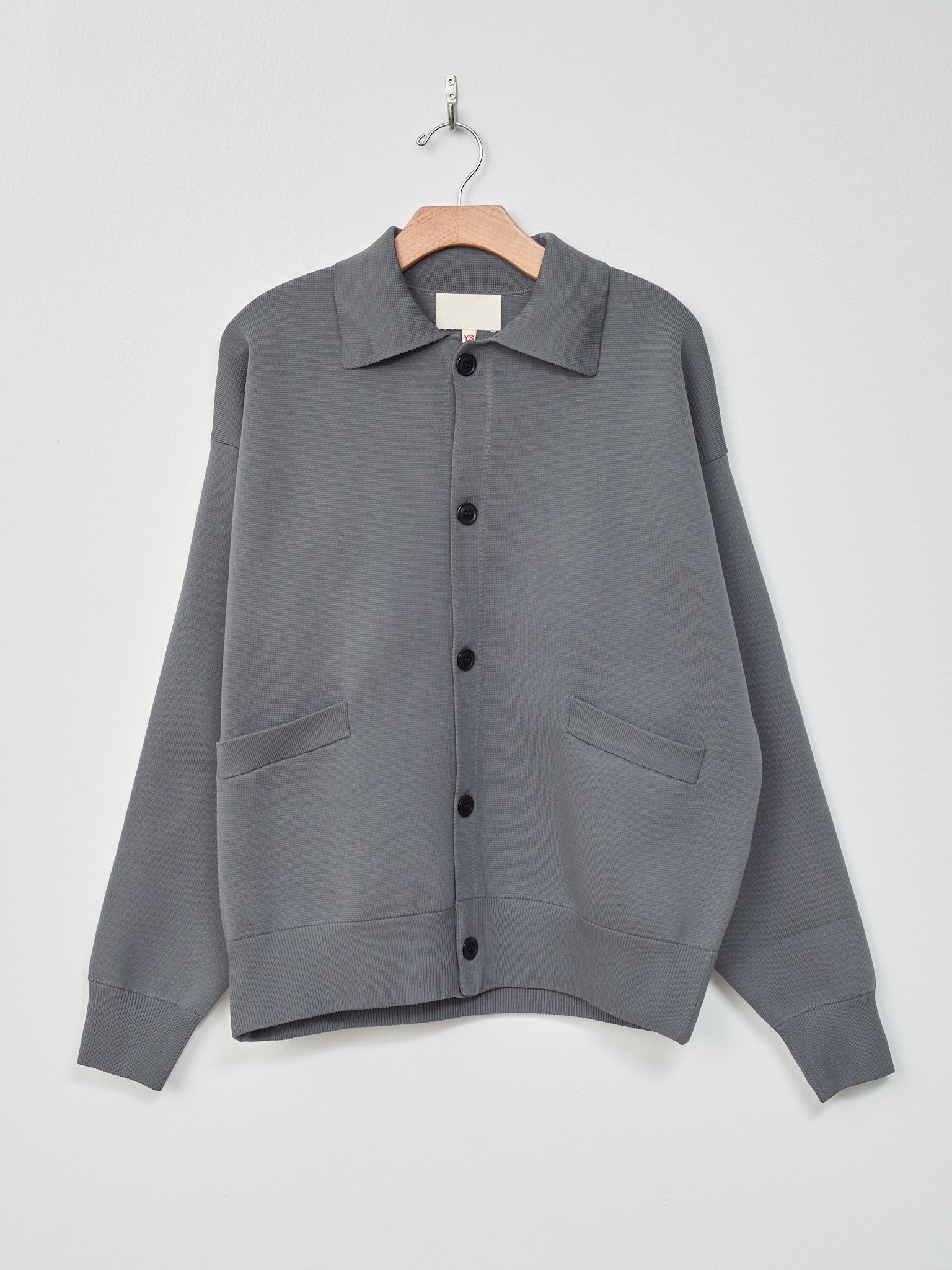 Namu Shop - Yoko Sakamoto Knit Coach Jacket - Gray