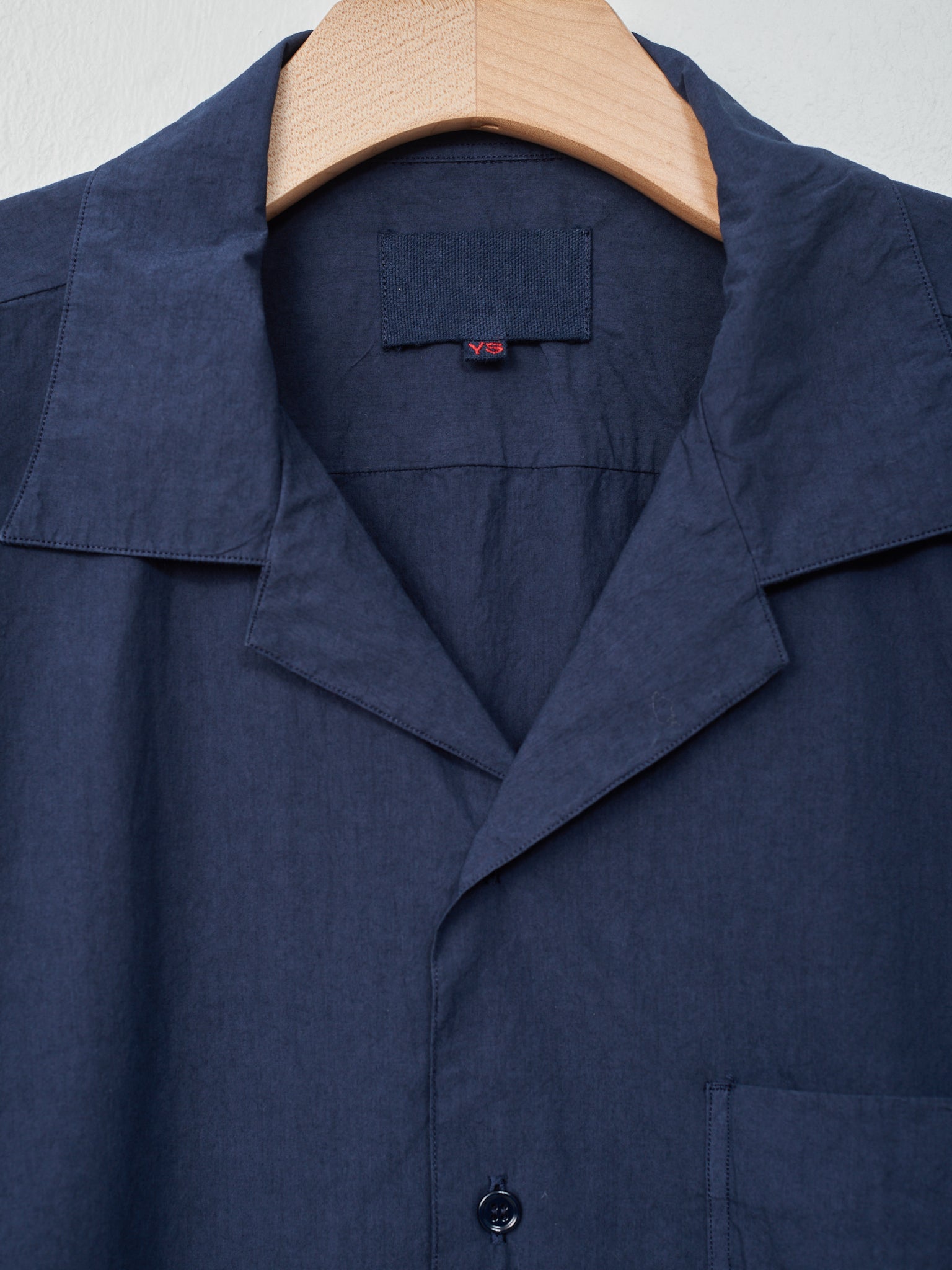 Namu Shop - Yoko Sakamoto Open Collar Shirt - Navy