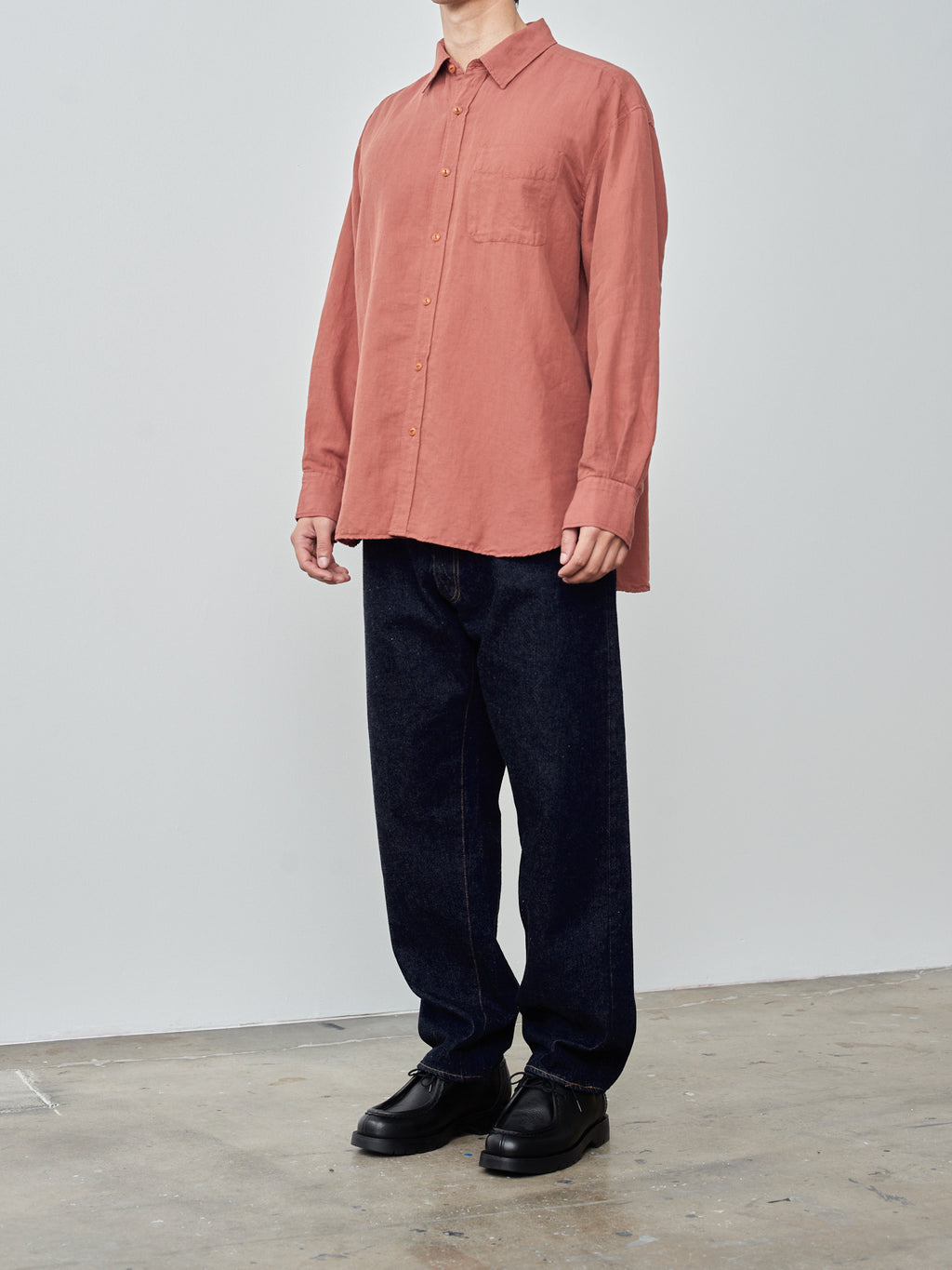 Namu Shop - Yoko Sakamoto Regular Collar Shirt - Red