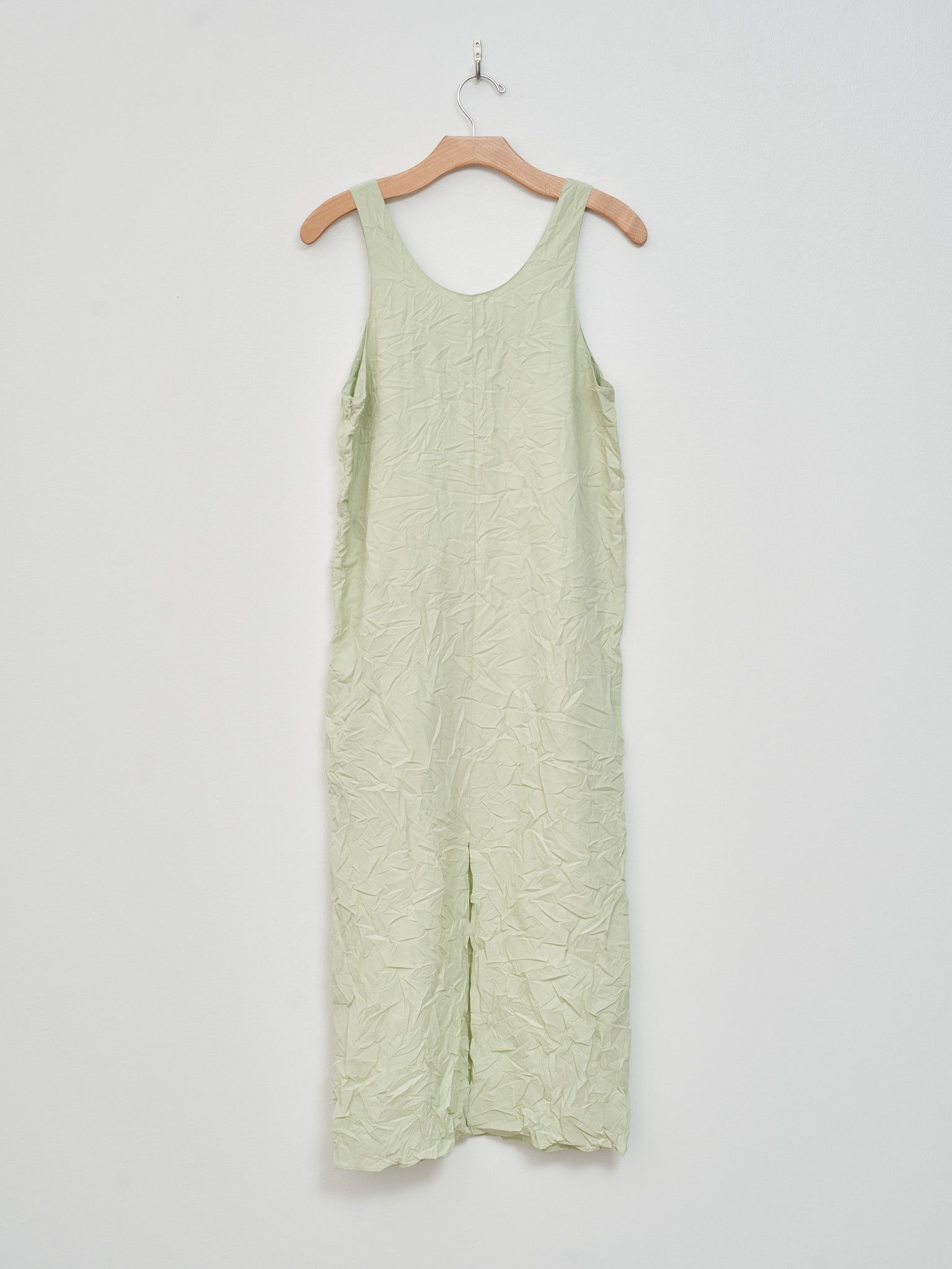 Namu Shop - Auralee Wrinkled Washed Finx Twill Dress - Light Green