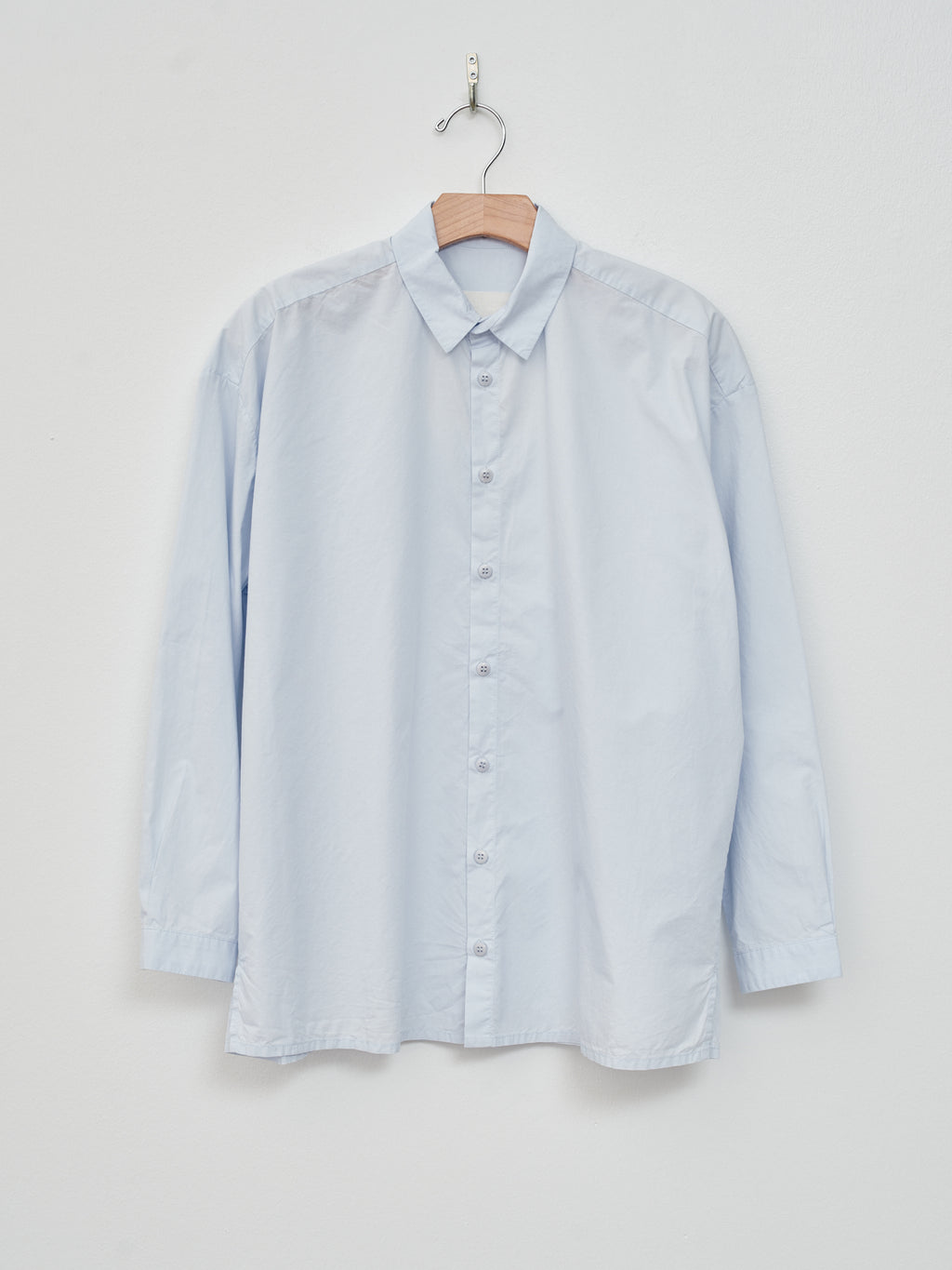 Namu Shop - Toogood The Draughtsman Shirt - Cotton Poplin Porcelain