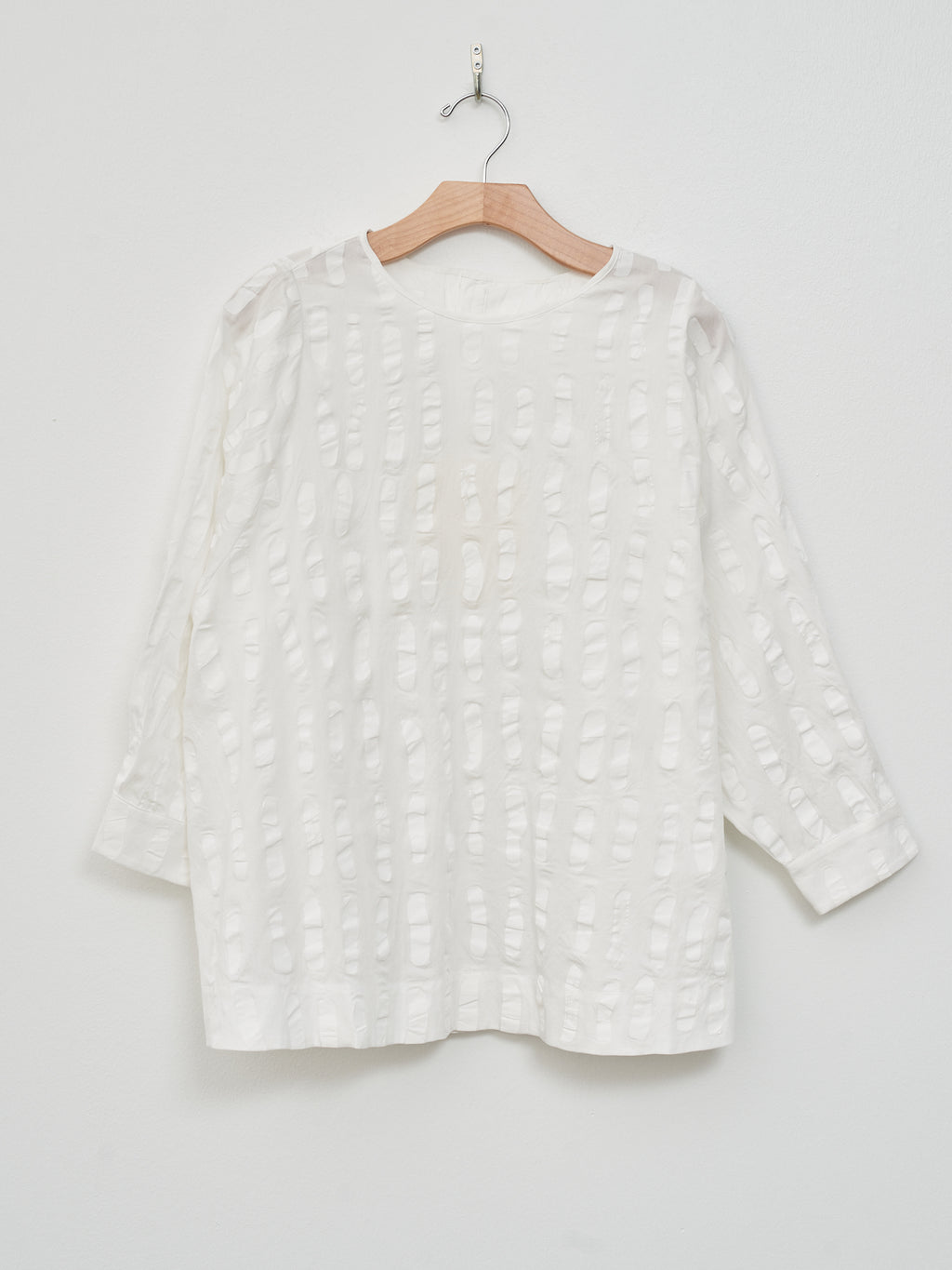 Namu Shop - Toogood The Baker Top - Dash Print Voile Chalk