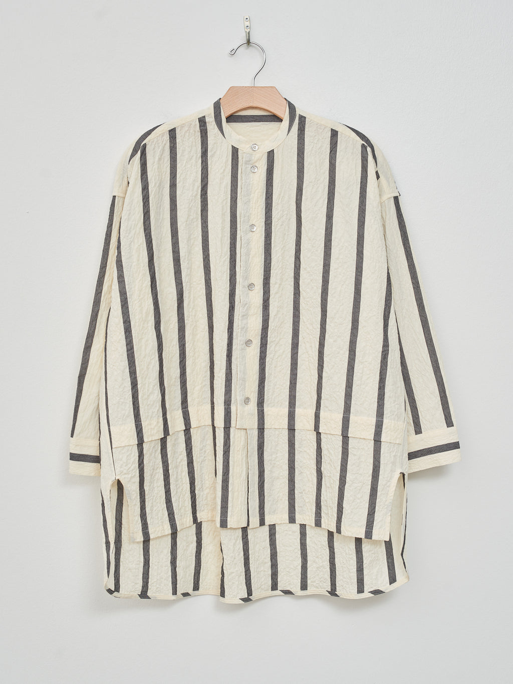 Namu Shop - Toogood The Pedlar Shirt - Bold Stripe Flint/Raw