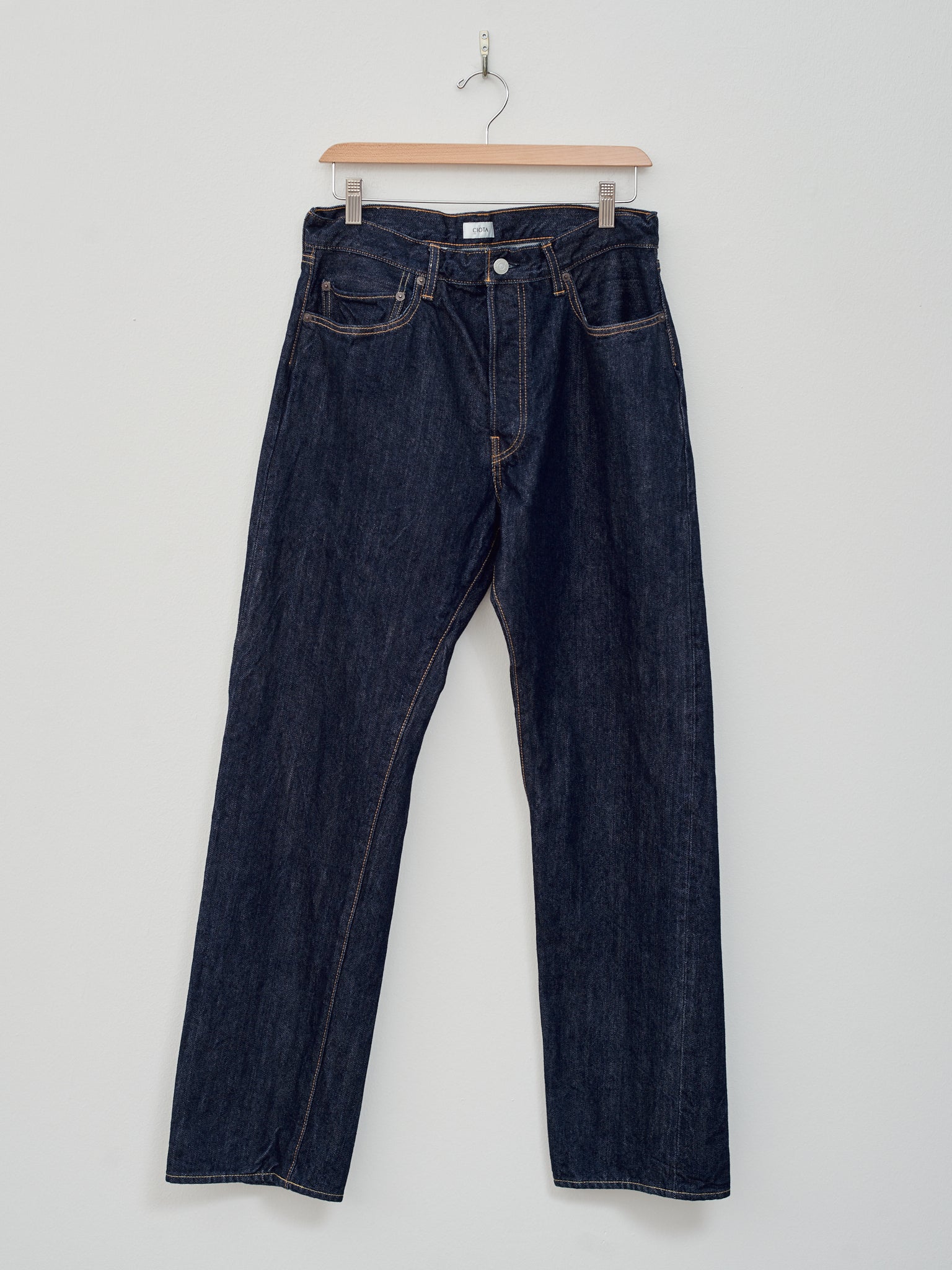 Namu Shop - Ciota Straight 5 Pocket Pants - Navy (One Wash)