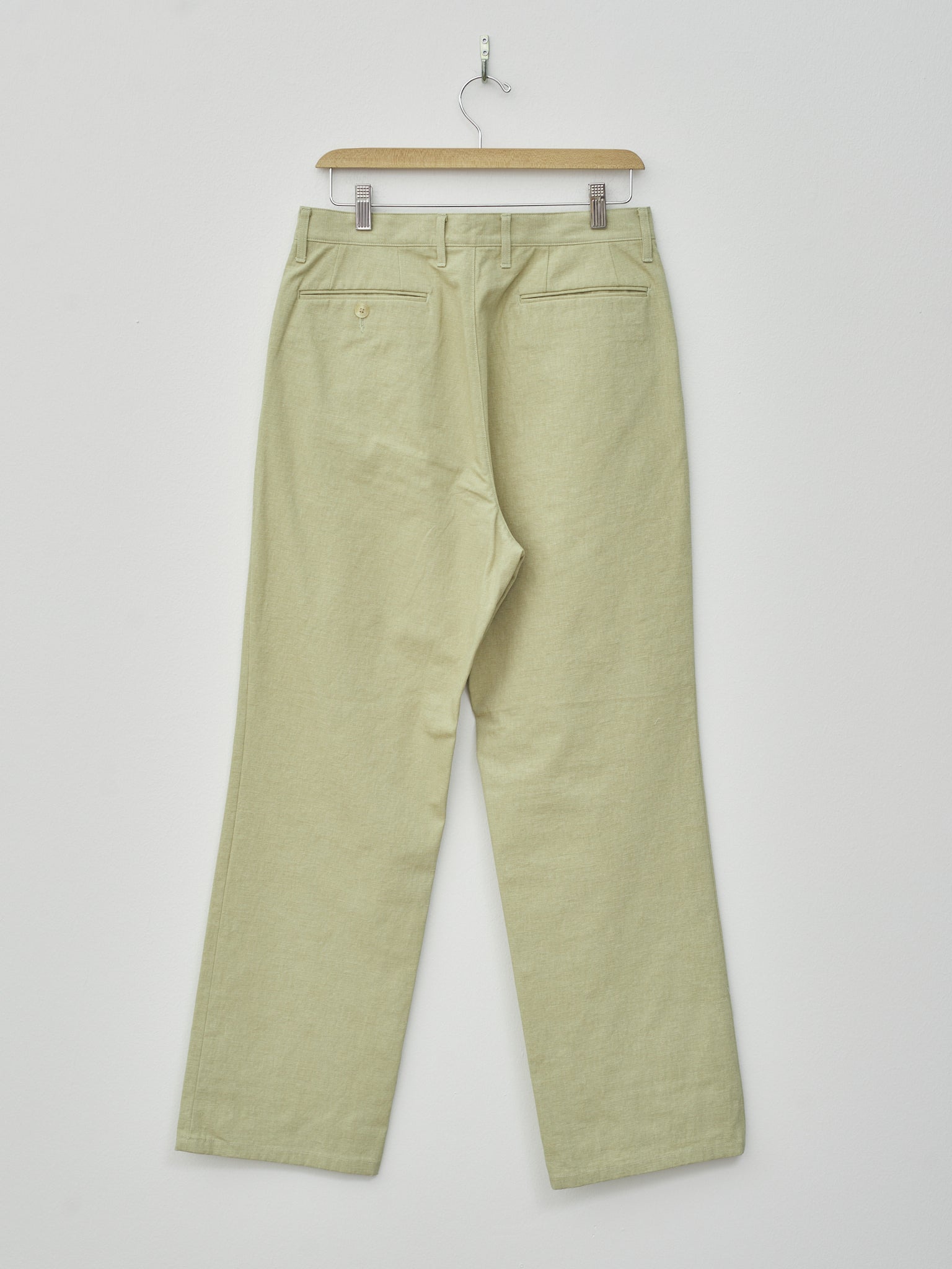 Namu Shop - Auralee Washed Hard Twist Canvas Pants - Khaki Beige