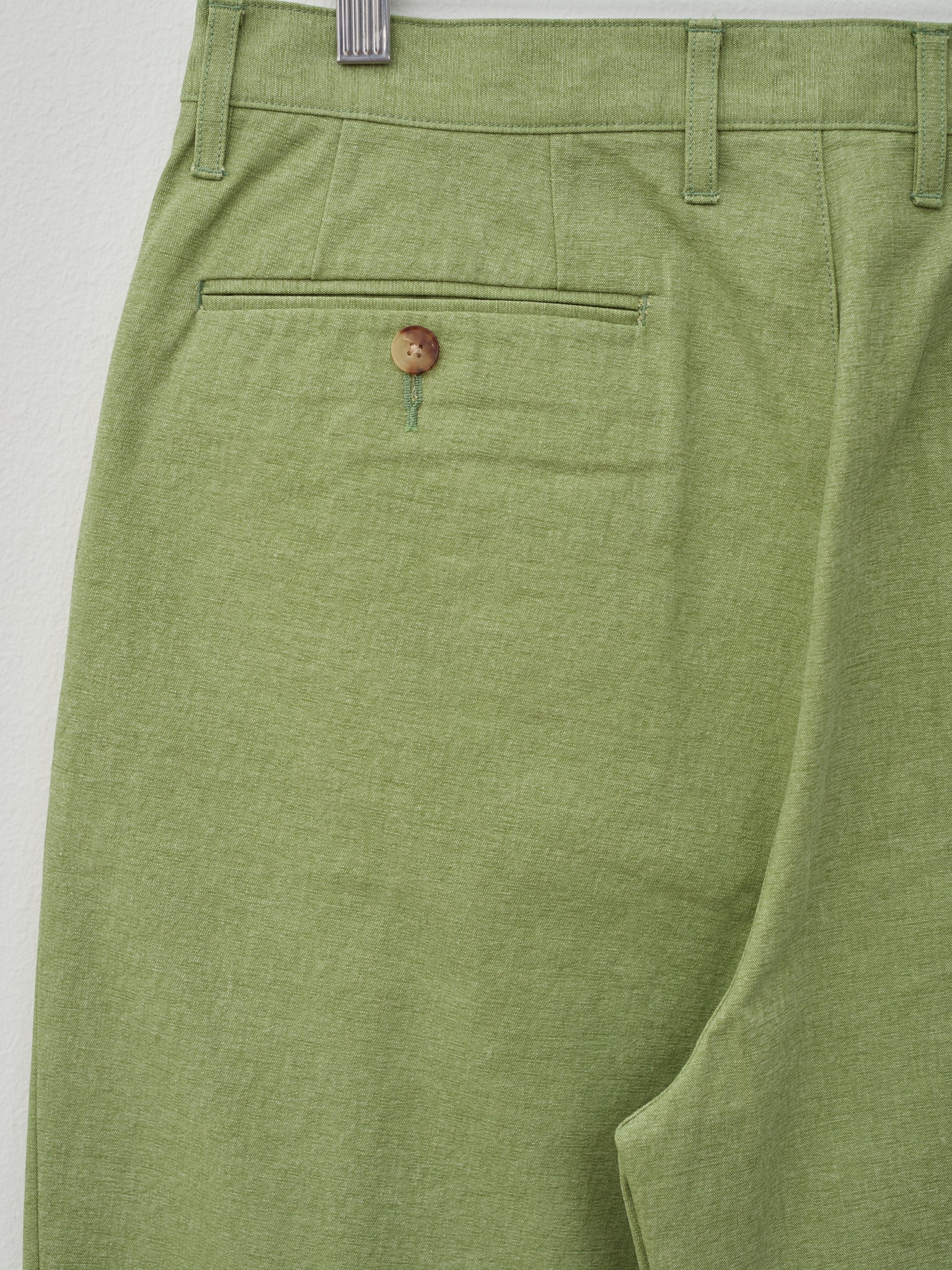Namu Shop - Auralee Washed Hard Twist Canvas Pants - Green