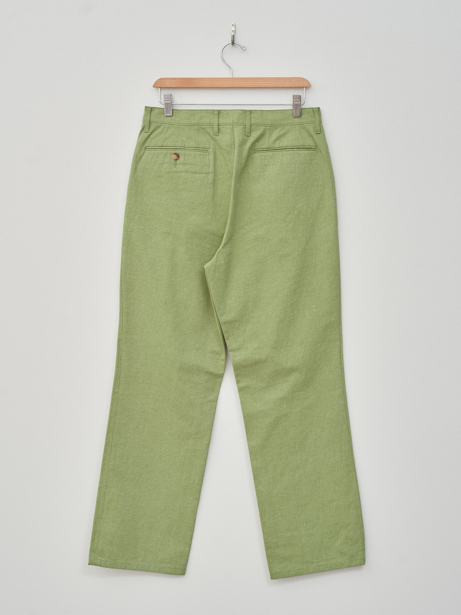 Namu Shop - Auralee Washed Hard Twist Canvas Pants - Green