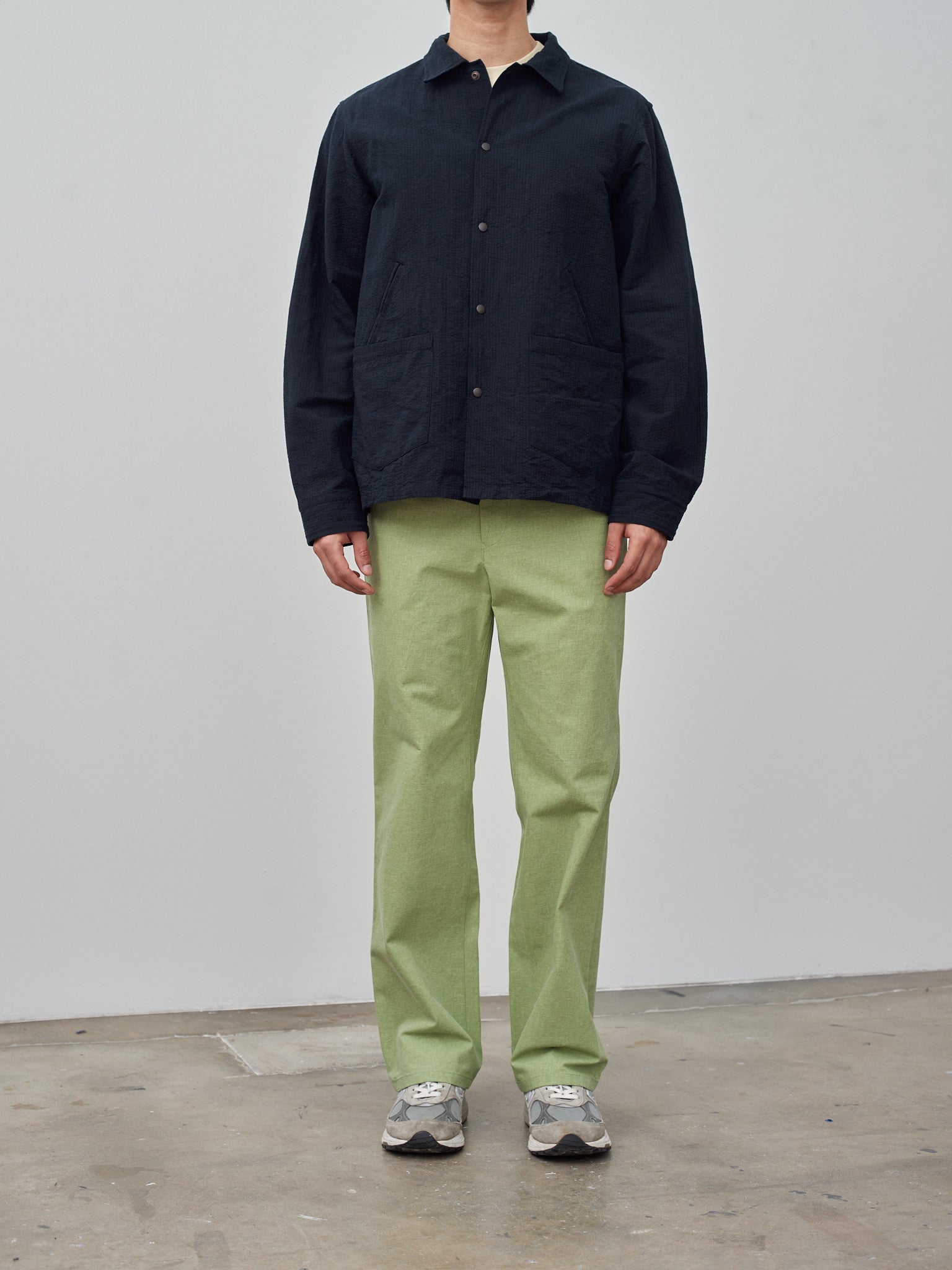 Namu Shop - Auralee Washed Hard Twist Canvas Pants - Green