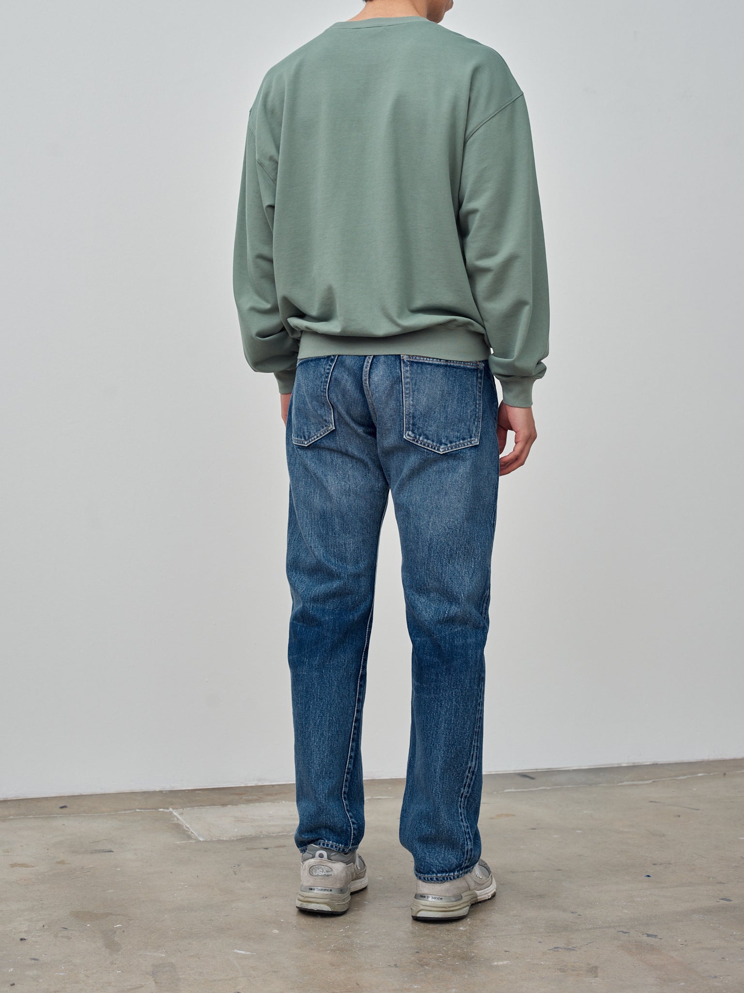 Namu Shop - Auralee Super High Gauze Sweat P/O - Dusty Green