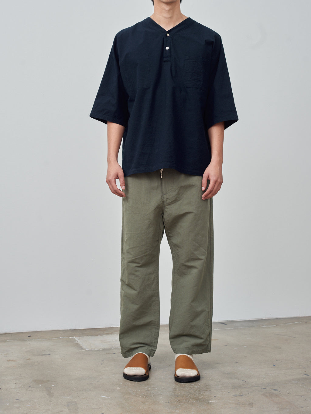 Namu Shop - Fujito Pajama Pants - Olive Green