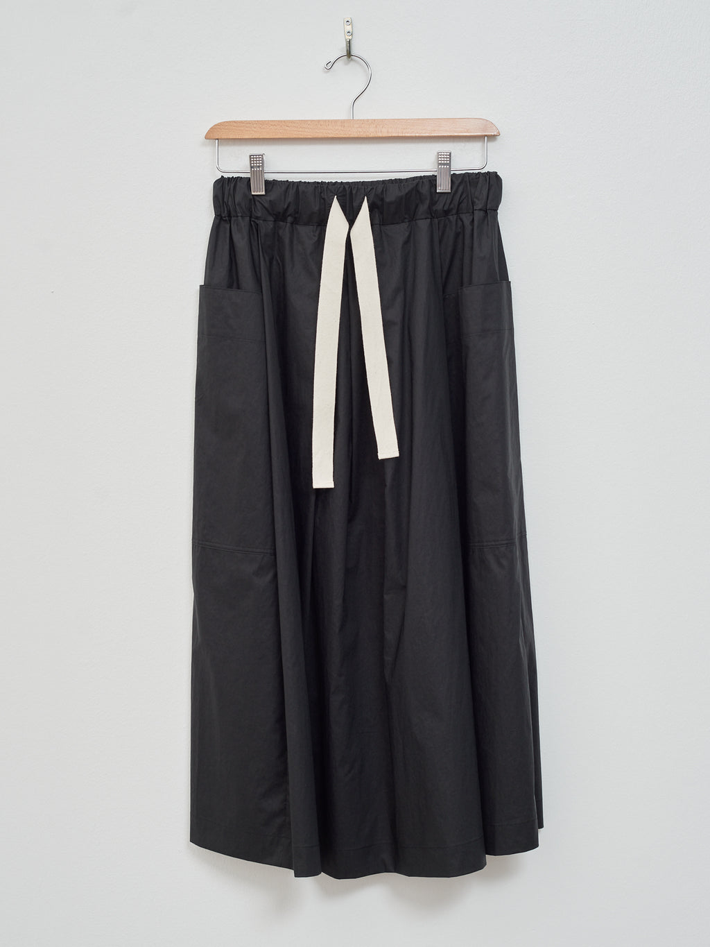 Namu Shop - Nicholson & Nicholson Kanon Poplin Skirt - Black