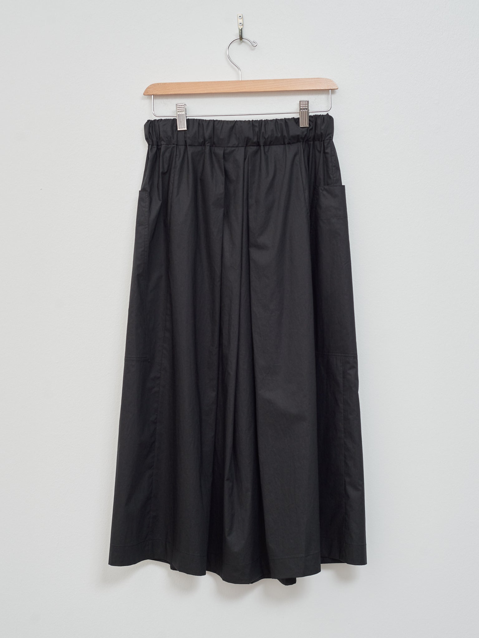 Namu Shop - Nicholson & Nicholson Kanon Poplin Skirt - Black