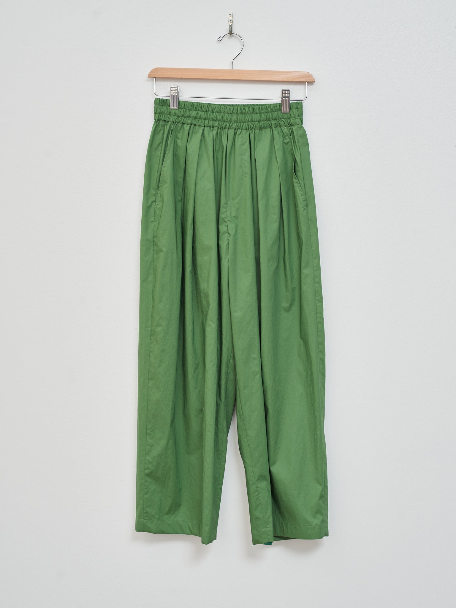 Namu Shop - Nicholson & Nicholson Hakama Poplin Trouser - Green