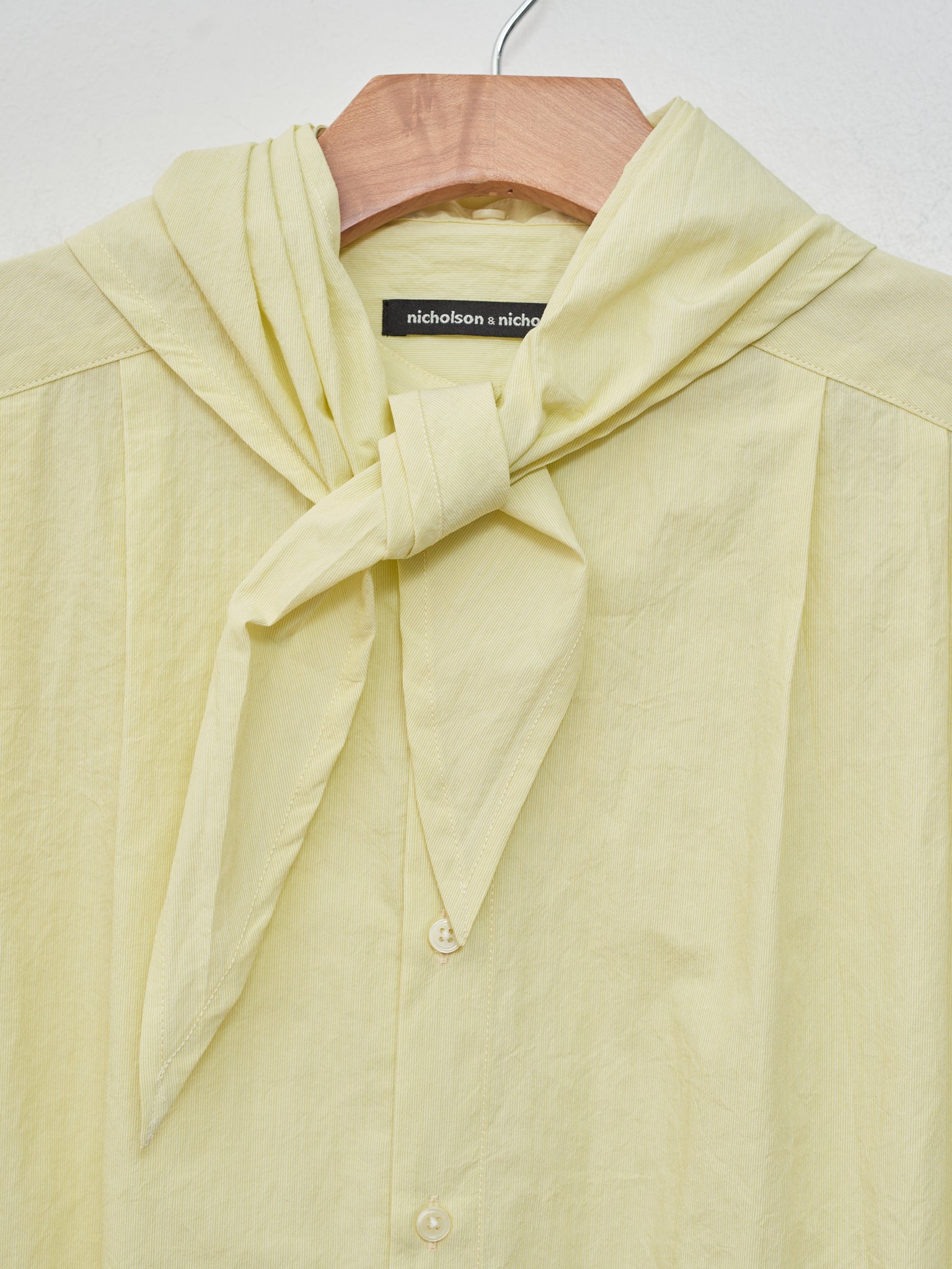 Namu Shop - Nicholson & Nicholson Smile Shirt - Yellow