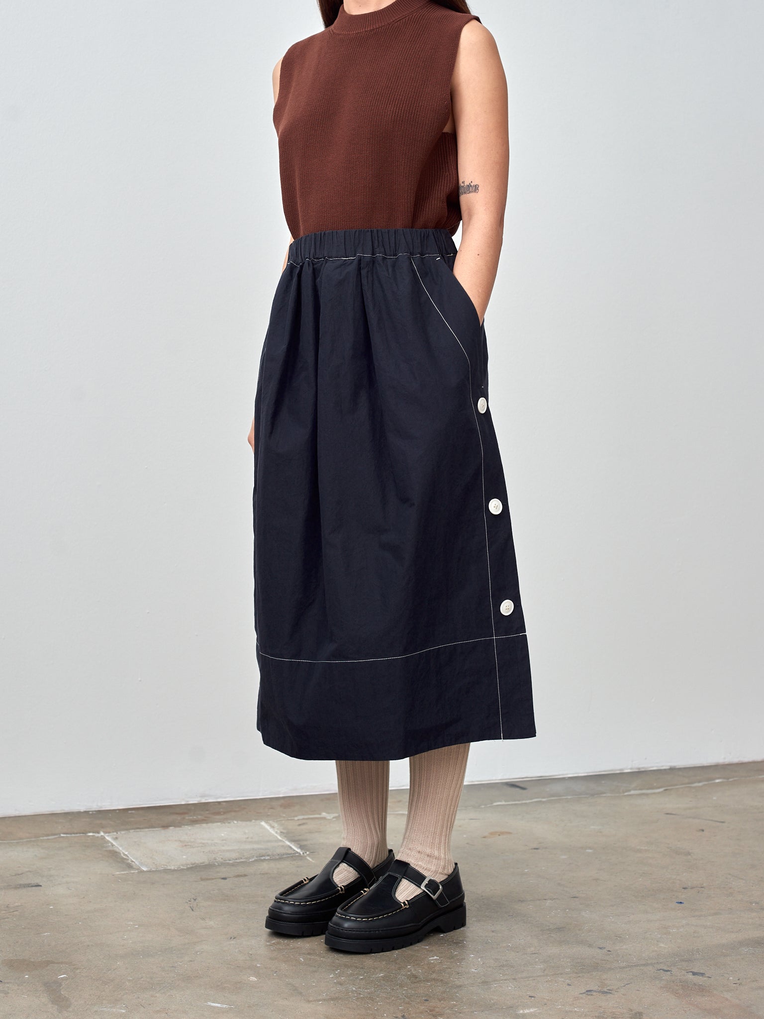 Namu Shop - Nicholson & Nicholson Ship Skirt - Navy