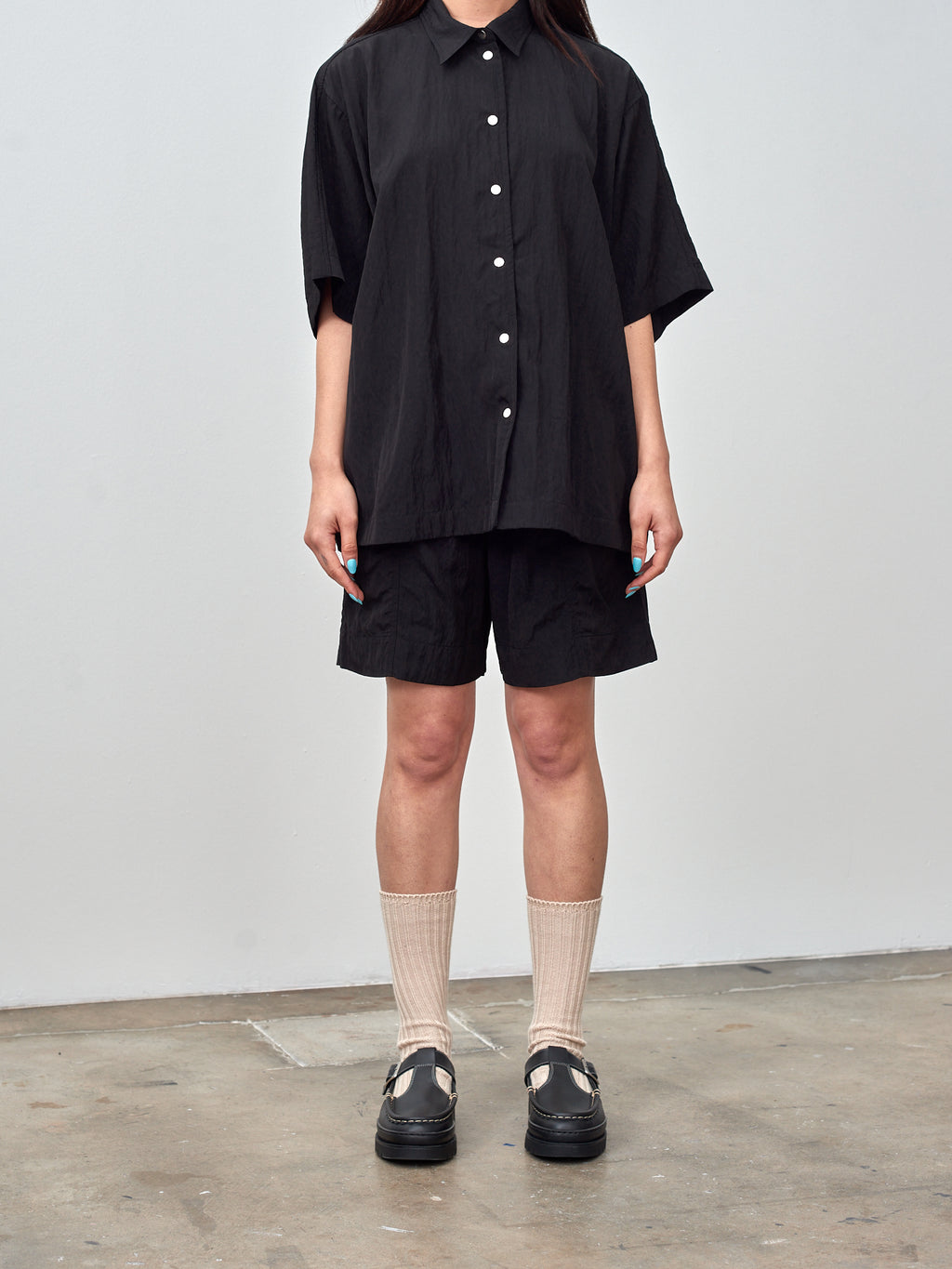 Namu Shop - Studio Nicholson Kanno Shirt - Black
