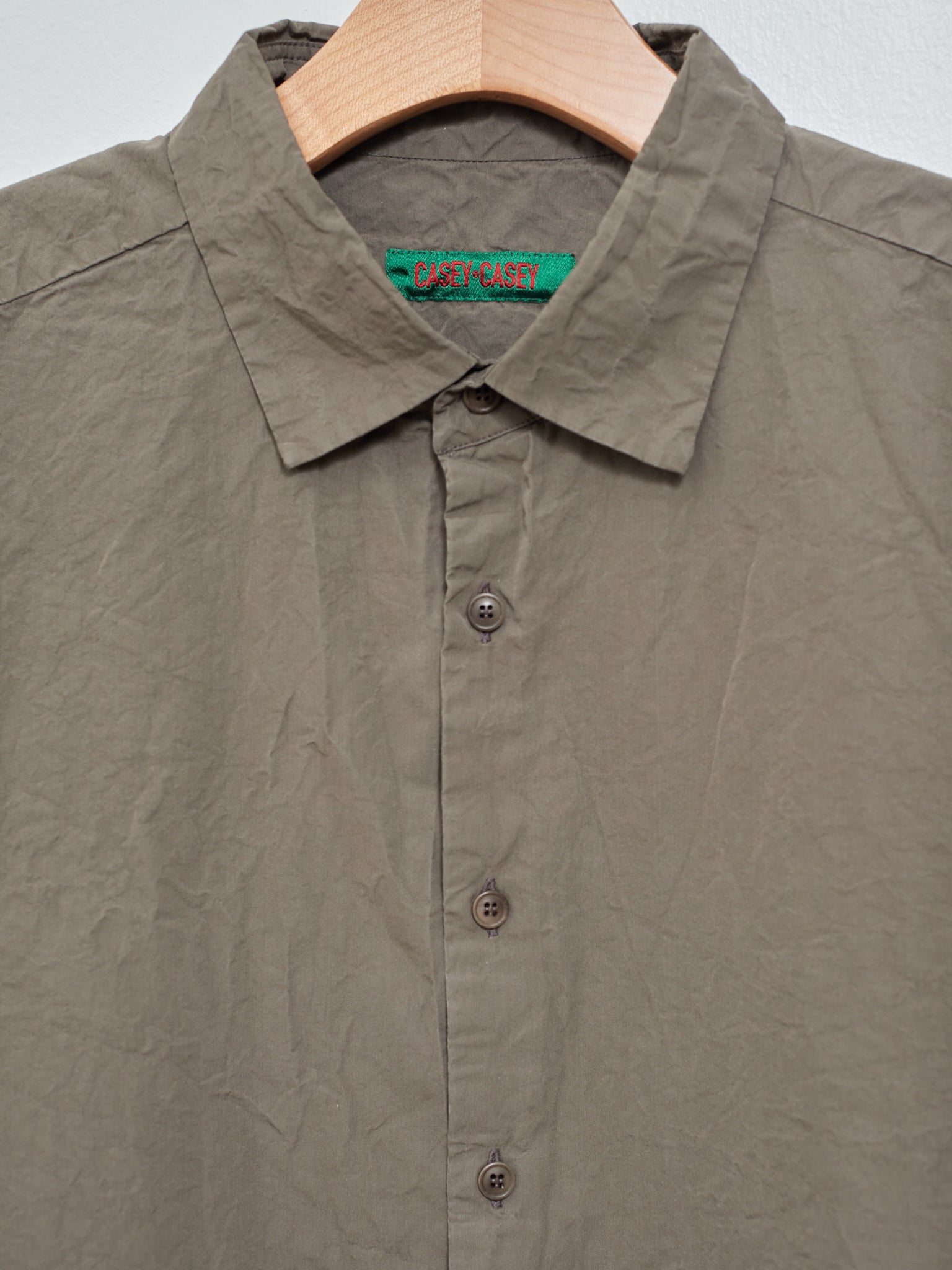 Namu Shop - Casey Casey Big Raccourcie Shirt - Argil