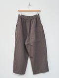 Namu Shop - Veritecoeur Garment Dyed Tuck Pants -Sumi Gray