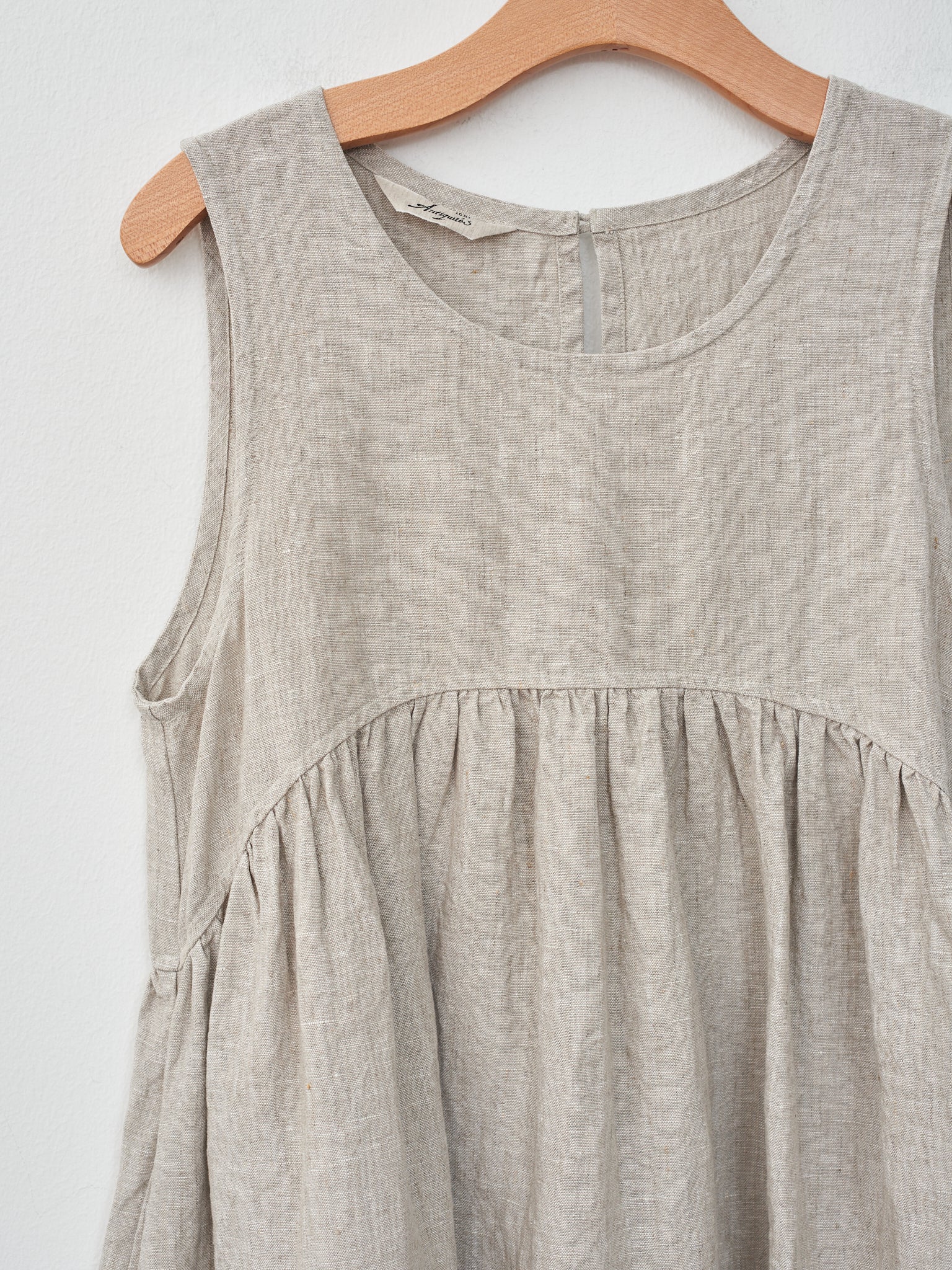 Linen Canvas Dress - Natural Linen Canvas Dress - Natural