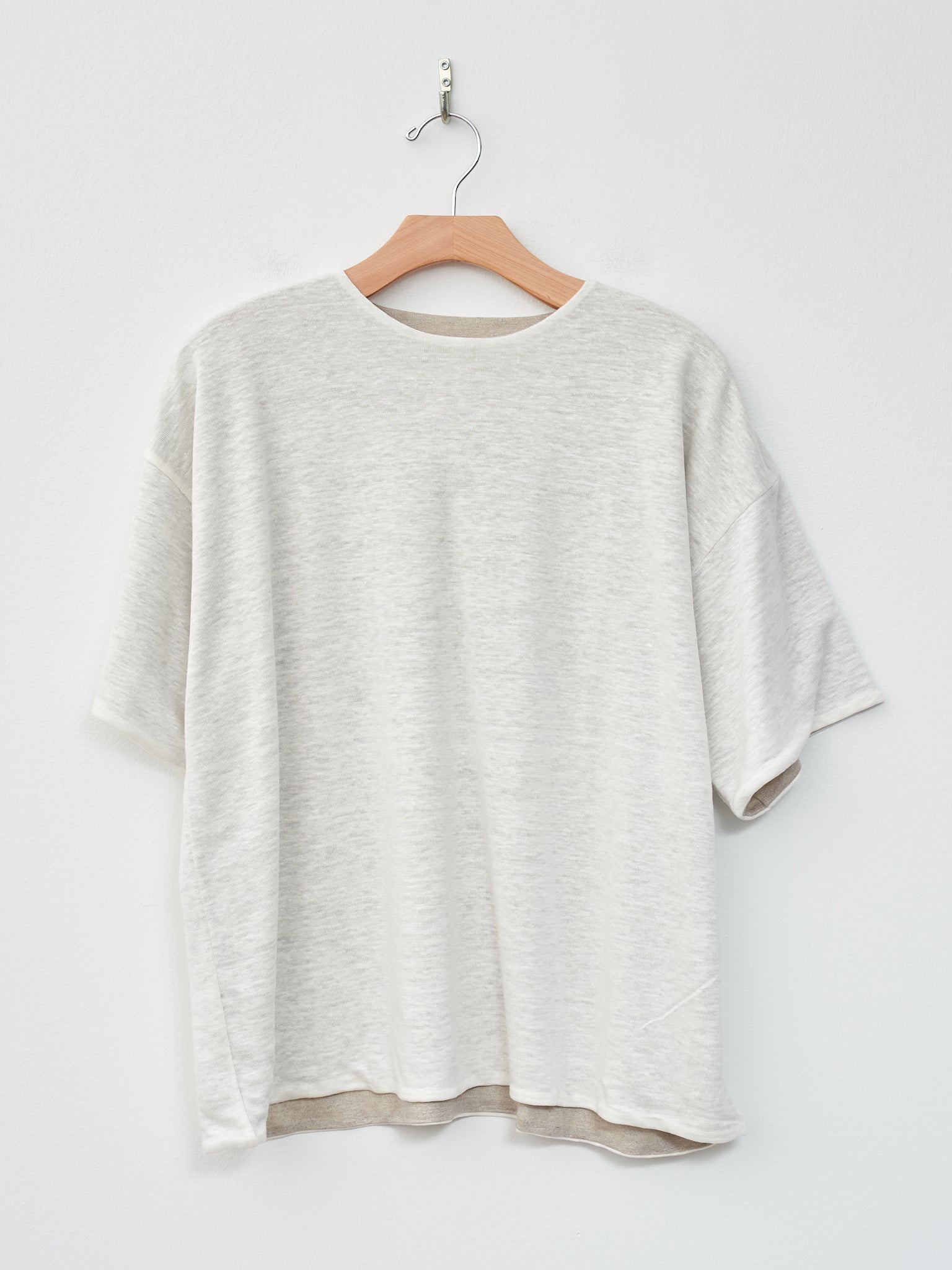 Namu Shop - Ichi Antiquites Reversible Pullover - White/Natural