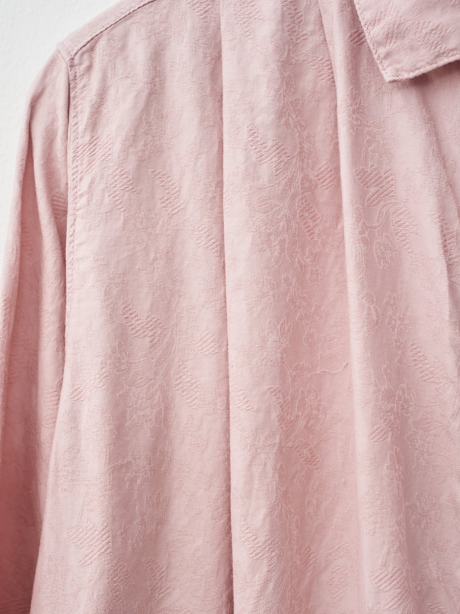 Namu Shop - Ichi Antiquites Azumadaki Vintage French Cotton Pullover Shirt - Pink