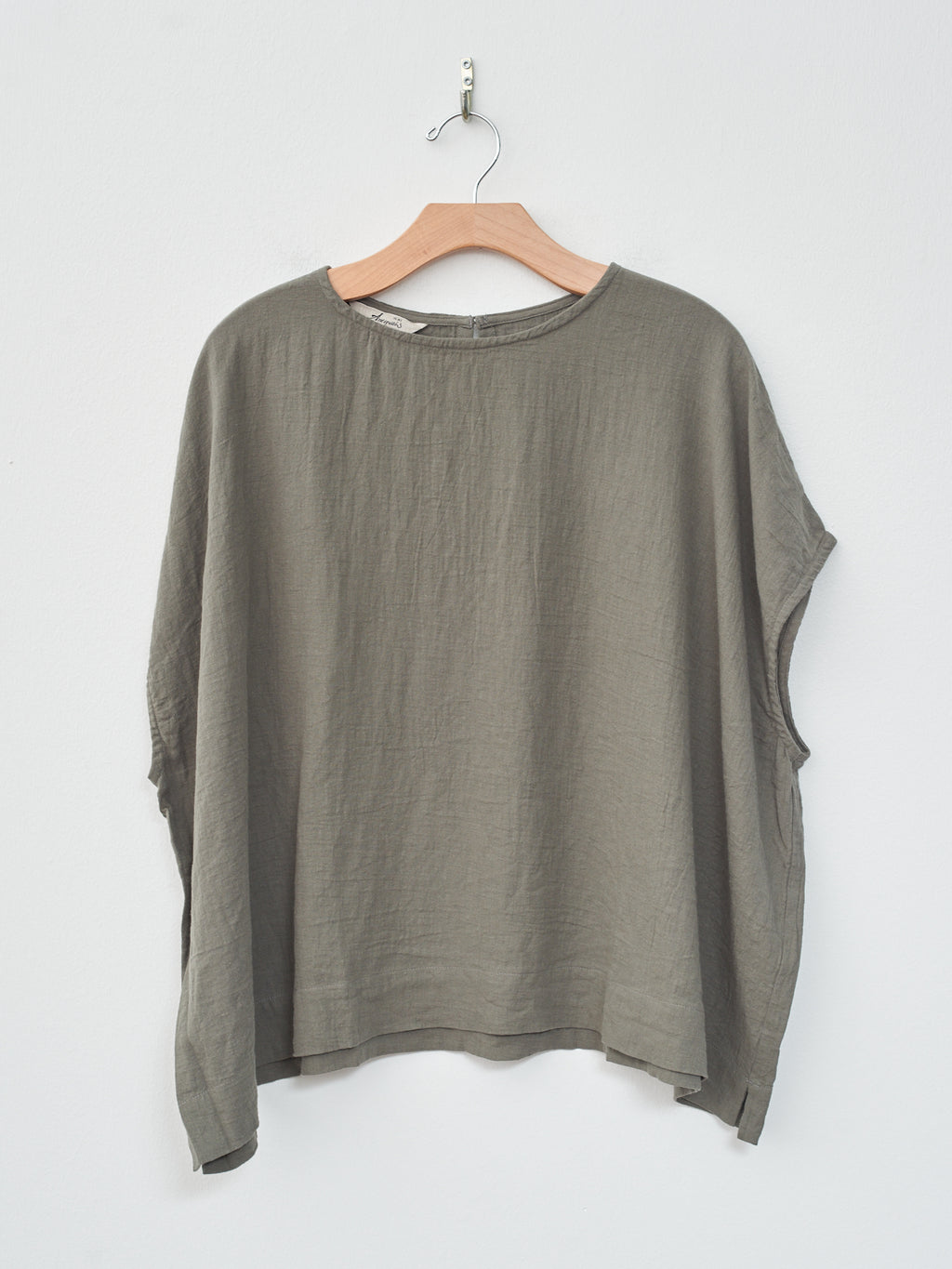 Namu Shop - Ichi Antiquites Azumadaki Viyella Pullover - Olive