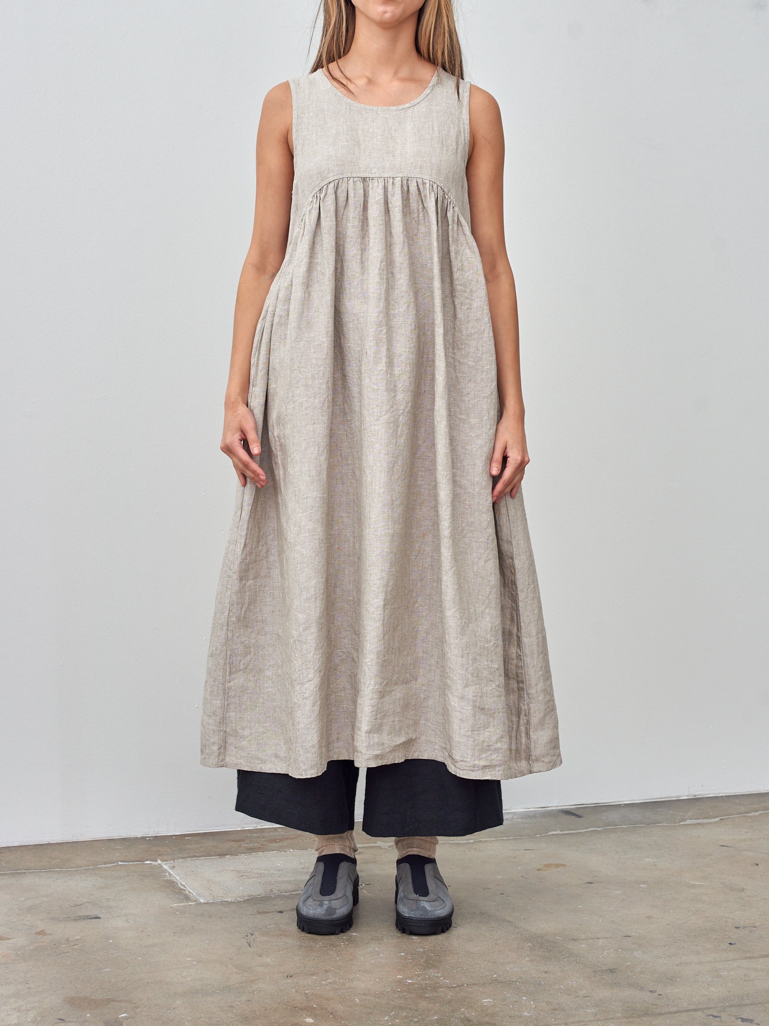 Linen Canvas Dress - Natural Linen Canvas Dress - Natural