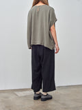 Namu Shop - Ichi Antiquites Azumadaki Viyella Pullover - Olive