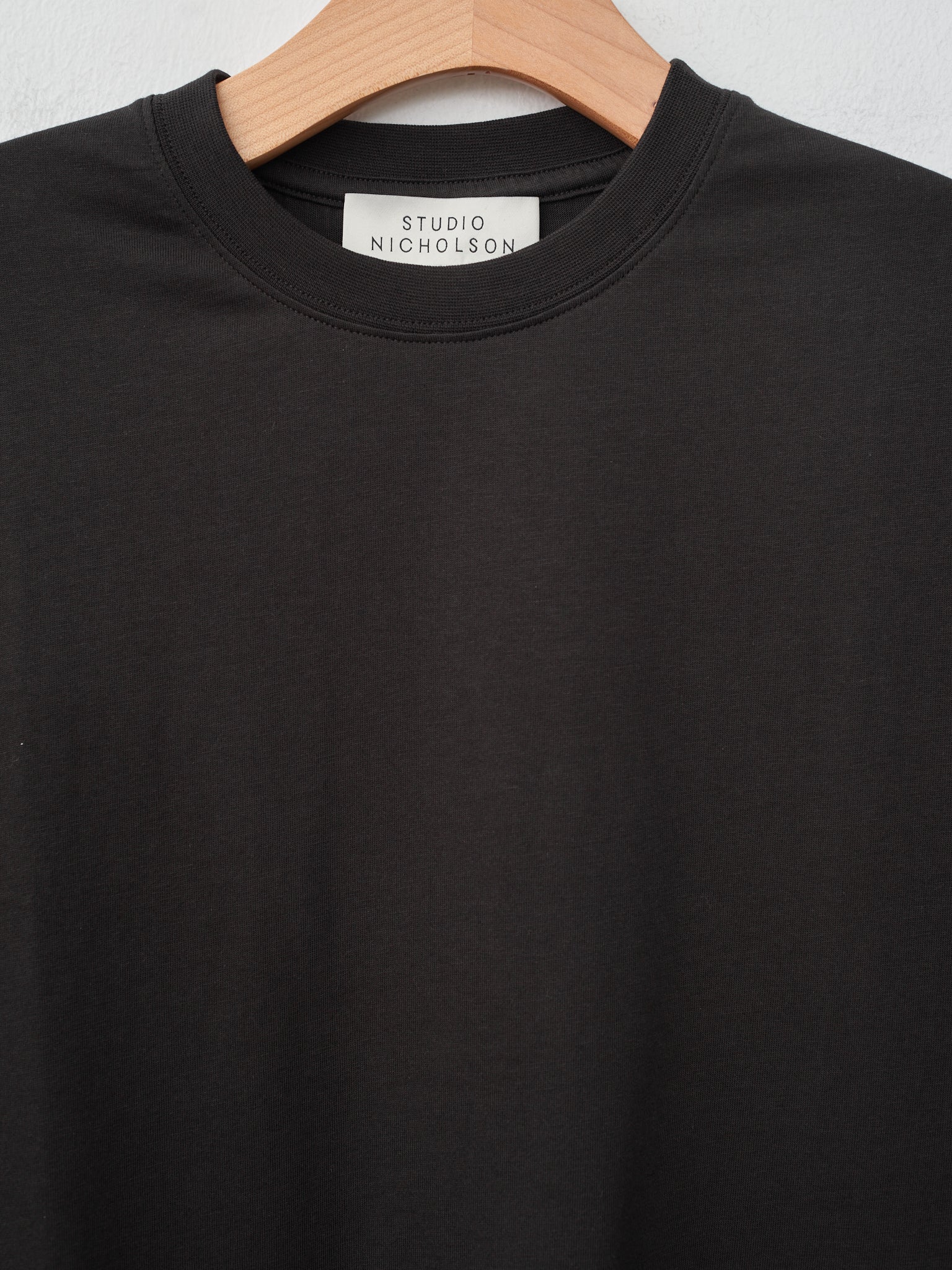 Namu Shop - Studio Nicholson Marine Tee - Black Grape