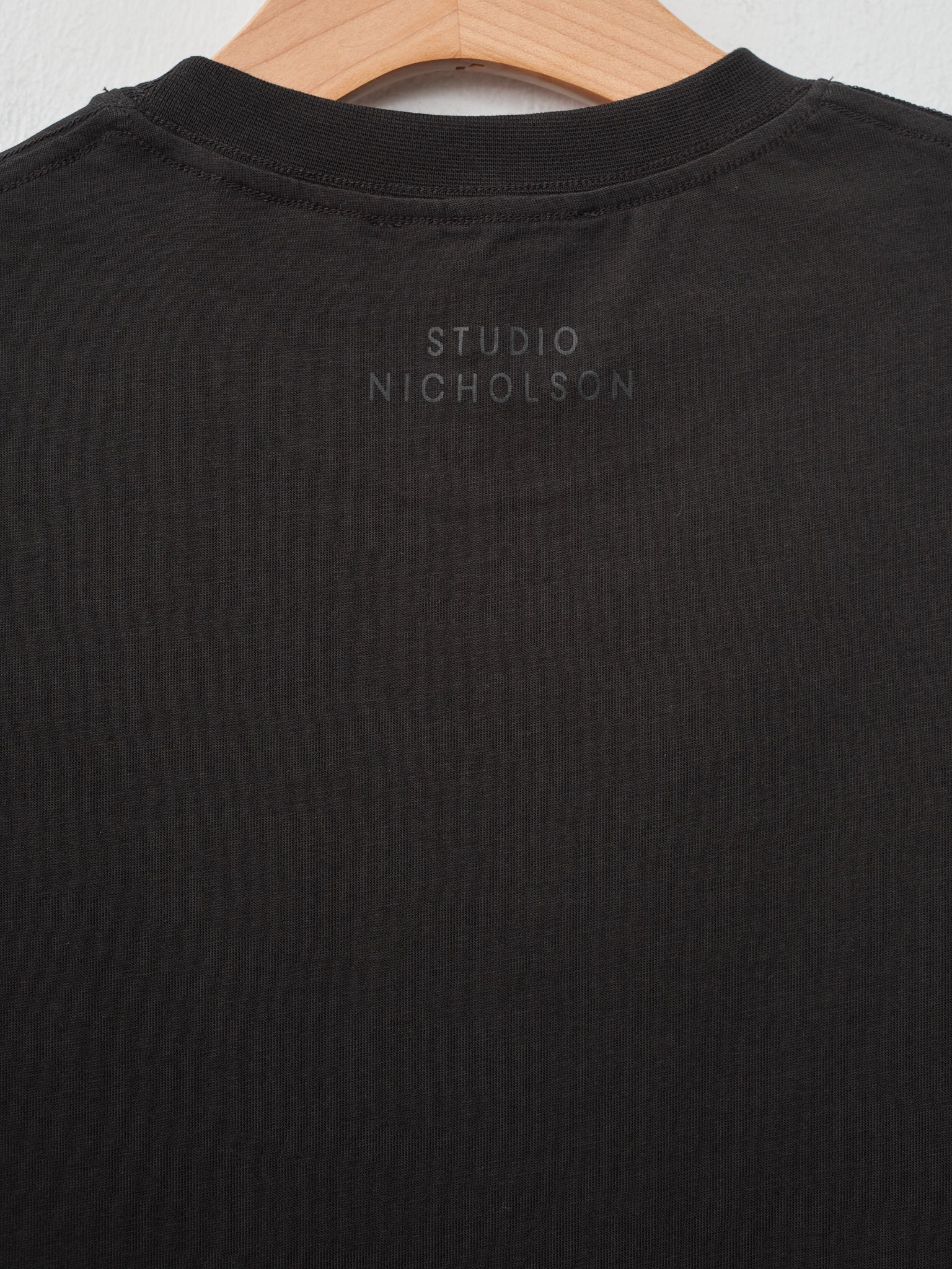 Namu Shop - Studio Nicholson Marine Tee - Black Grape