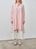 Namu Shop - Ichi Antiquites Azumadaki Vintage French Cotton Pullover Shirt - Pink