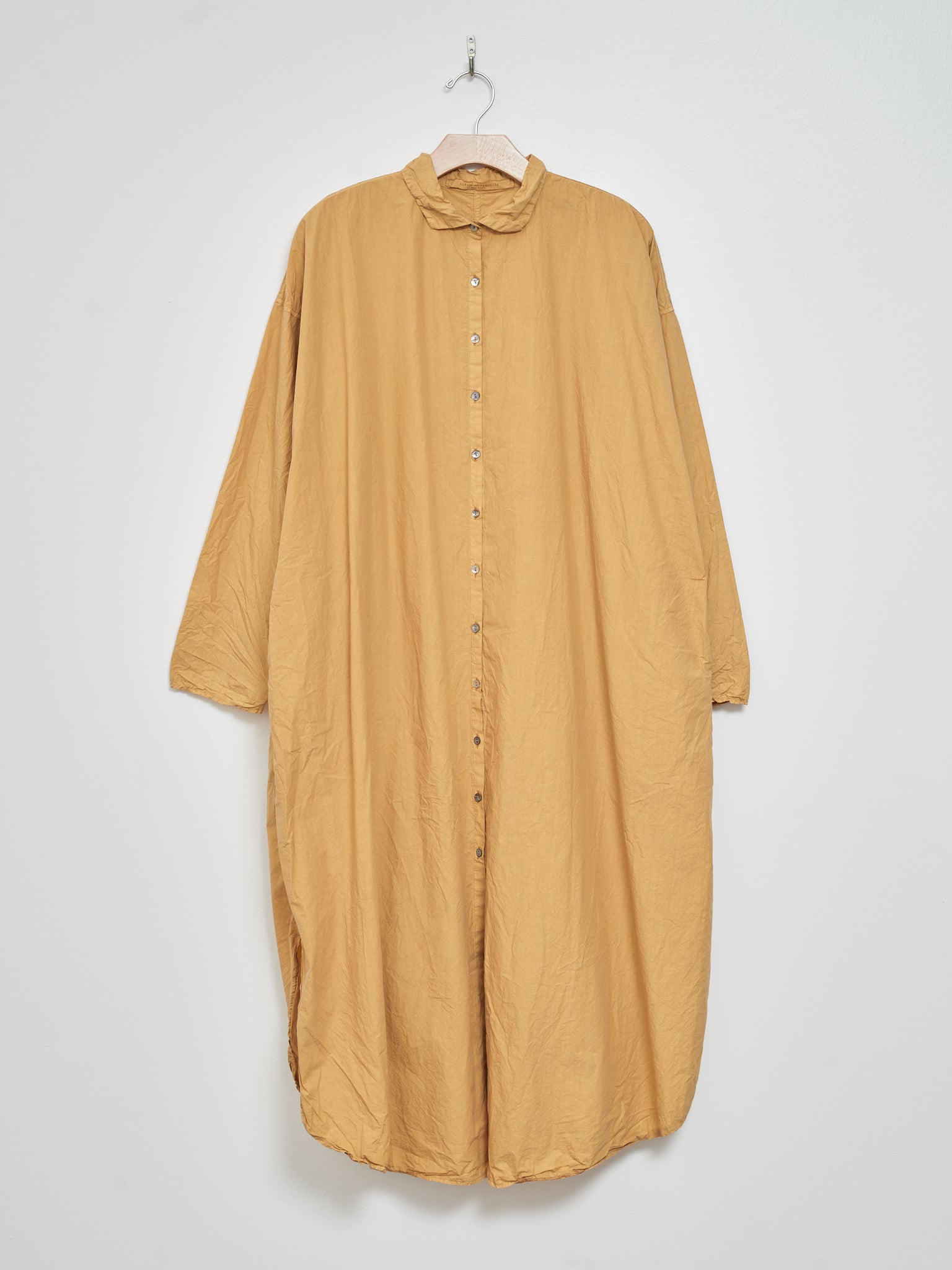 Long Shirt Dress TC - Sun Yellow Long Shirt Dress TC - Sun Yellow