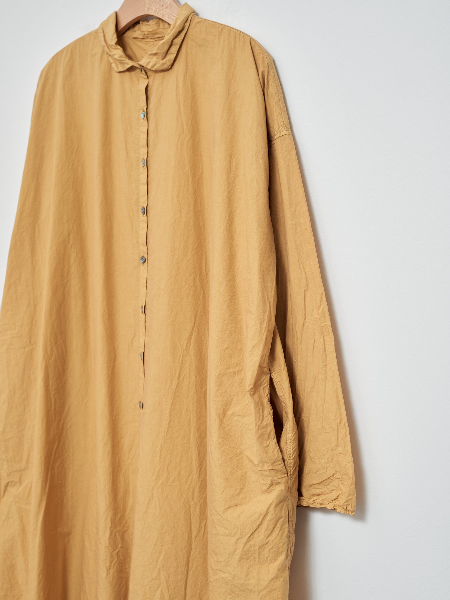 Namu Shop - Album di Famiglia Long Shirt Dress TC - Sun Yellow