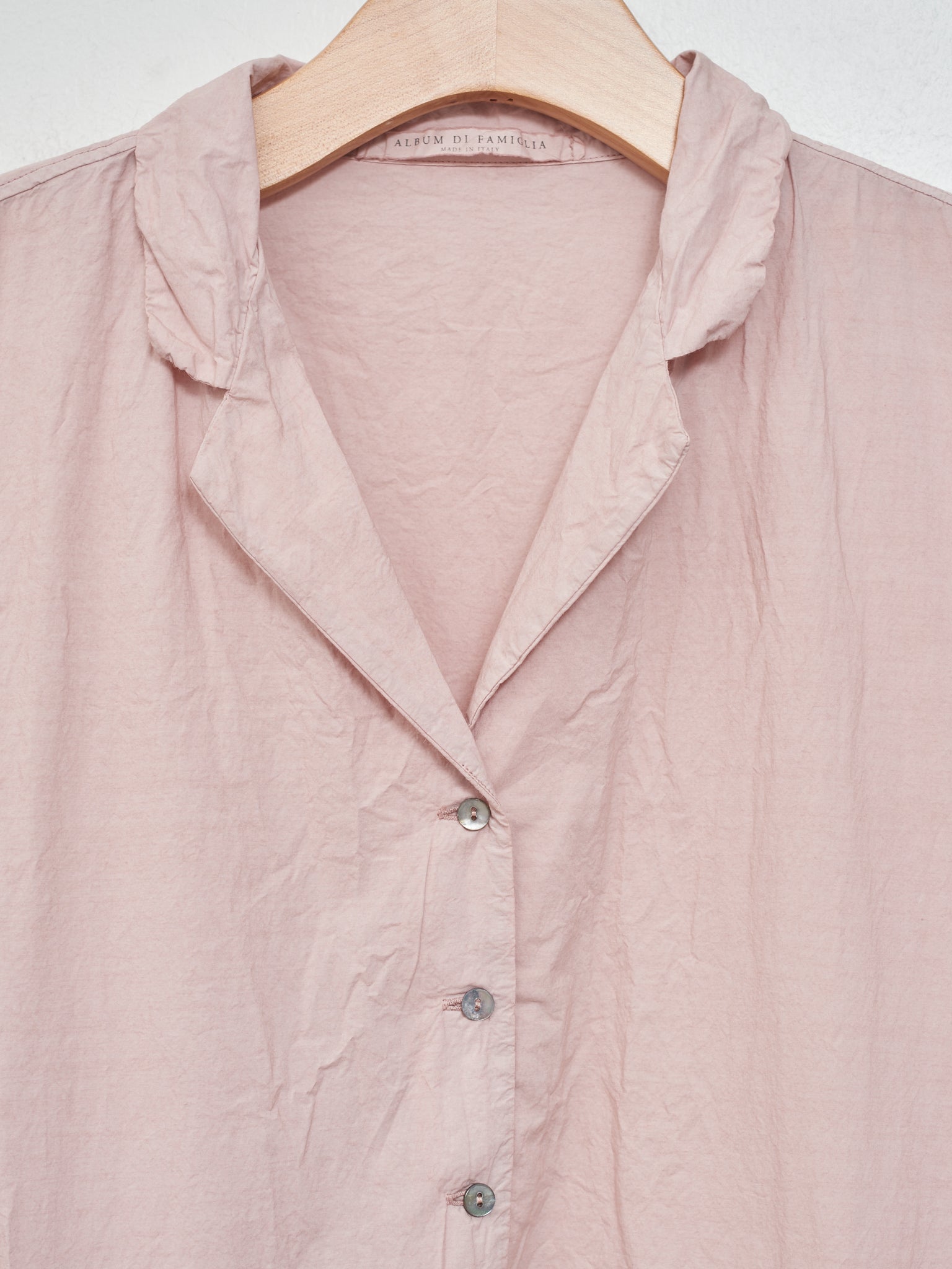 Namu Shop - Album di Famiglia Tailored Collar Dress TC - Petal Pink