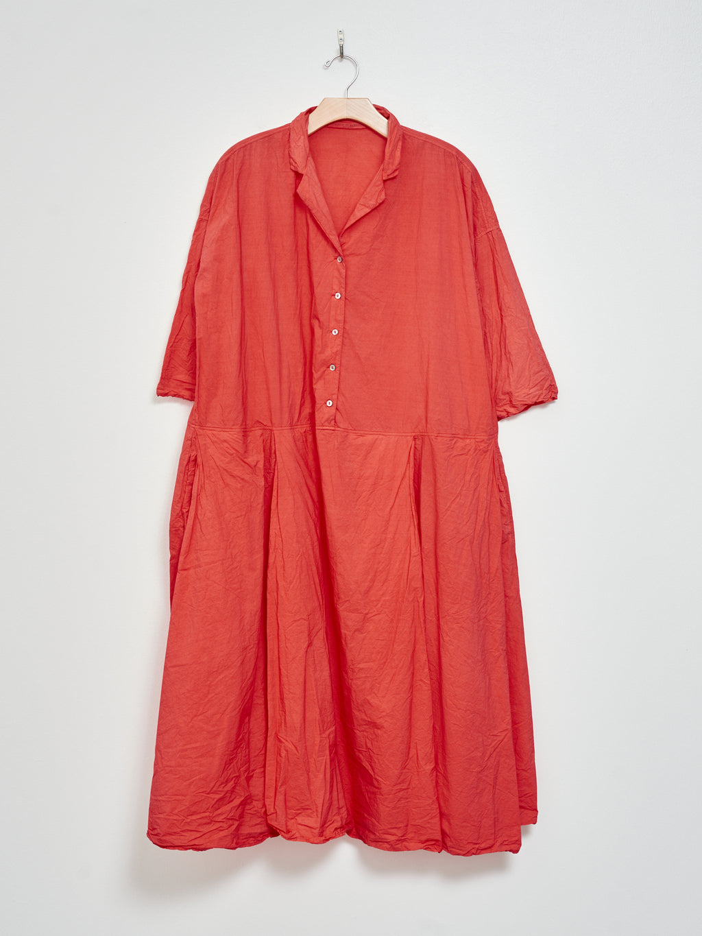 Namu Shop - Album di Famiglia Tailored Collar Dress TC - Poppy Red